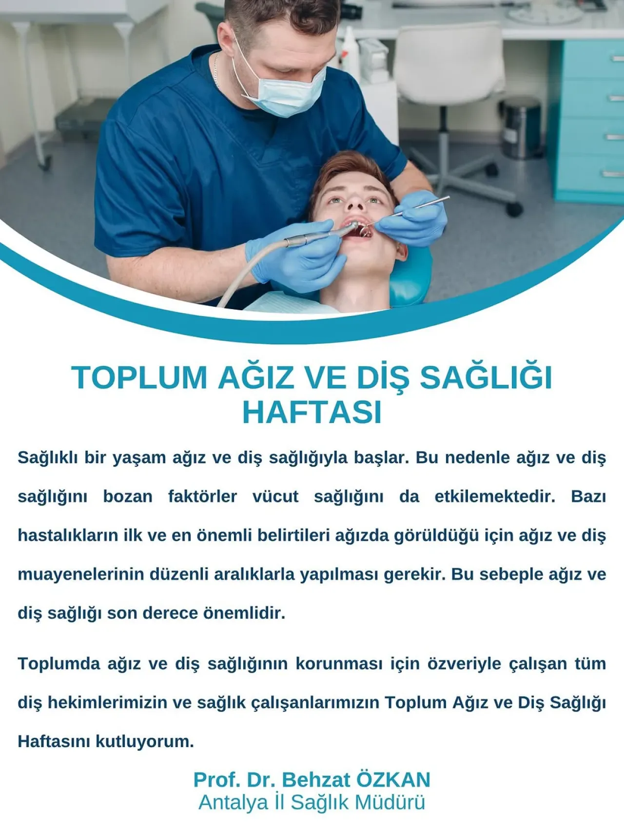 Toplum Ağız ve Diş Sağlığı Haftası'nda Önemli Uyarılar Toplum Ağız ve Diş Sağlığı Haftası'nda Önemli Uyarılar
