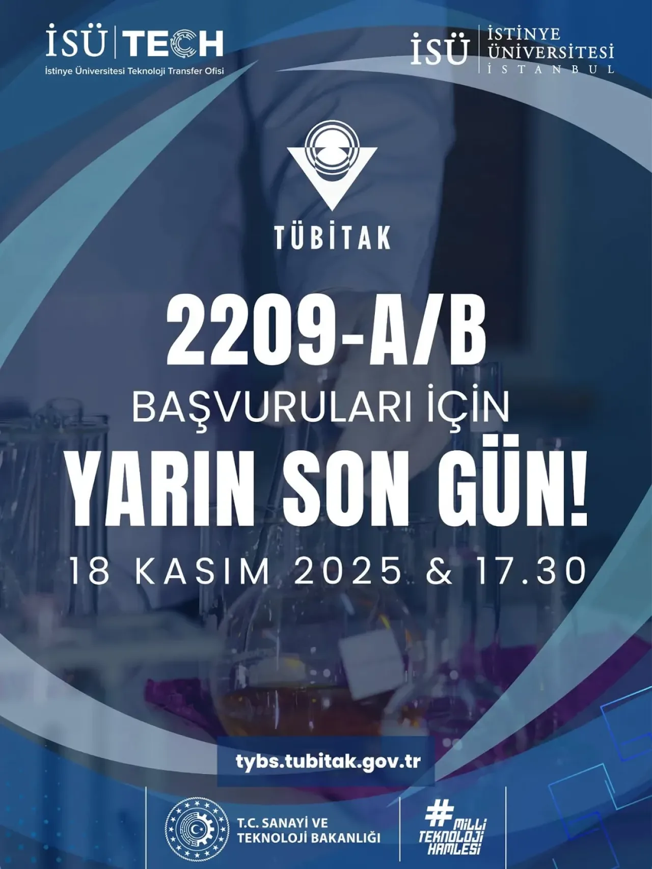 TÜBİTAK 2209-A ve 2209-B Proje Başvuruları Yarın Sona Eriyor TÜBİTAK 2209-A ve 2209-B Proje Başvuruları Yarın Sona Eriyor