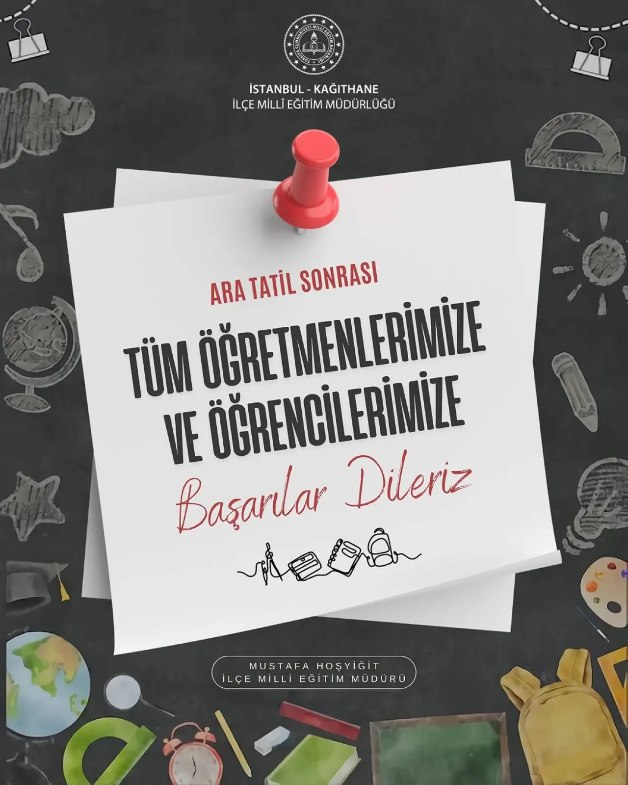 Kâğıthane'de Eğitim Öğretim Yılının İkinci Dönemi Başladı Kâğıthane'de Eğitim Öğretim Yılının İkinci Dönemi Başladı