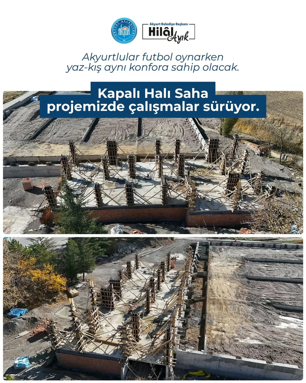 Akyurt'a Modern Kapalı Halı Saha Geliyor Akyurt'a Modern Kapalı Halı Saha Geliyor