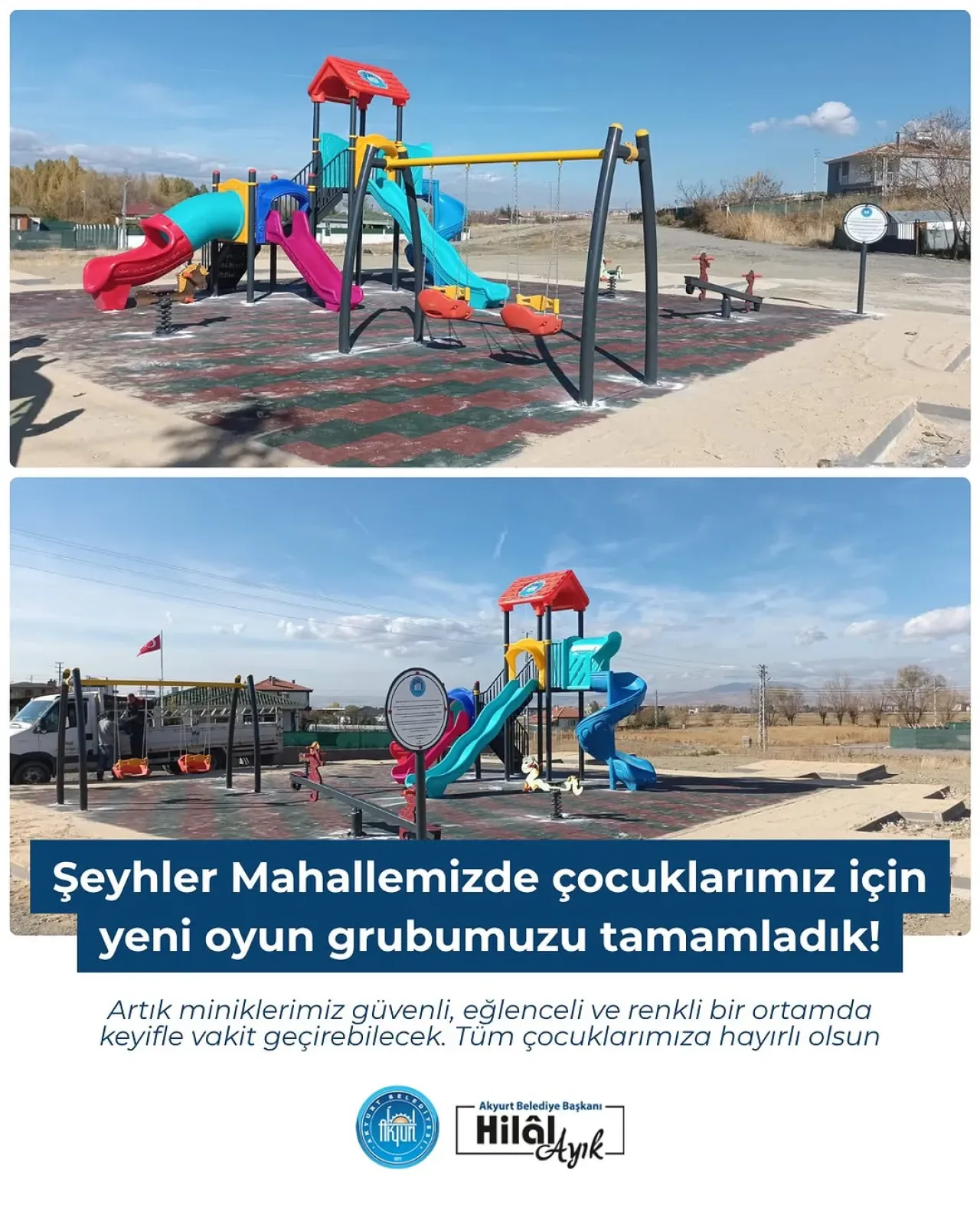 Akyurt'ta Çocuklar İçin Yeni Oyun Grubu Hizmete Açıldı Akyurt'ta Çocuklar İçin Yeni Oyun Grubu Hizmete Açıldı