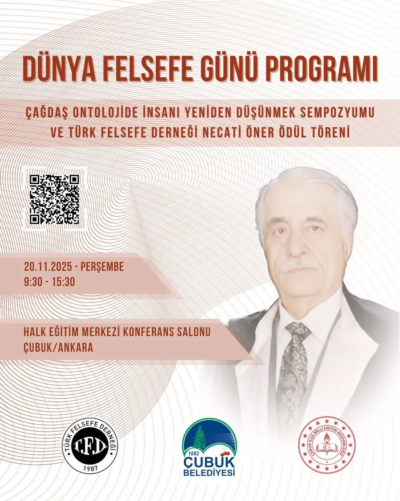 Çubuk'ta Dünya Felsefe Günü'nde "İnsanı Yeniden Düşünmek" Sempozyumu Düzenleniyor Çubuk'ta Dünya Felsefe Günü'nde "İnsanı Yeniden Düşünmek" Sempozyumu Düzenleniyor