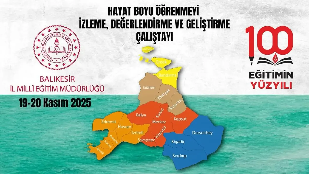 Balıkesir'de Hayat Boyu Öğrenme Çalıştayı Düzenlenecek Balıkesir'de Hayat Boyu Öğrenme Çalıştayı Düzenlenecek