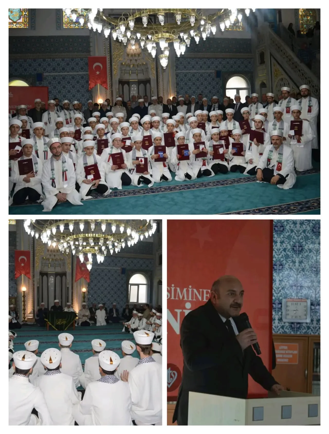 Kartal'da 54 Öğrenci Hafızlık Belgelerini Aldı Kartal'da 54 Öğrenci Hafızlık Belgelerini Aldı