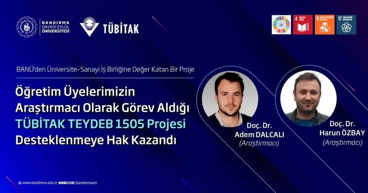 Bandırma 17 Eylül Üniversitesi Öğretim Üyelerinin Rüzgar Enerjisi Projesi TÜBİTAK Desteği Aldı Bandırma 17 Eylül Üniversitesi Öğretim Üyelerinin Rüzgar Enerjisi Projesi TÜBİTAK Desteği Aldı