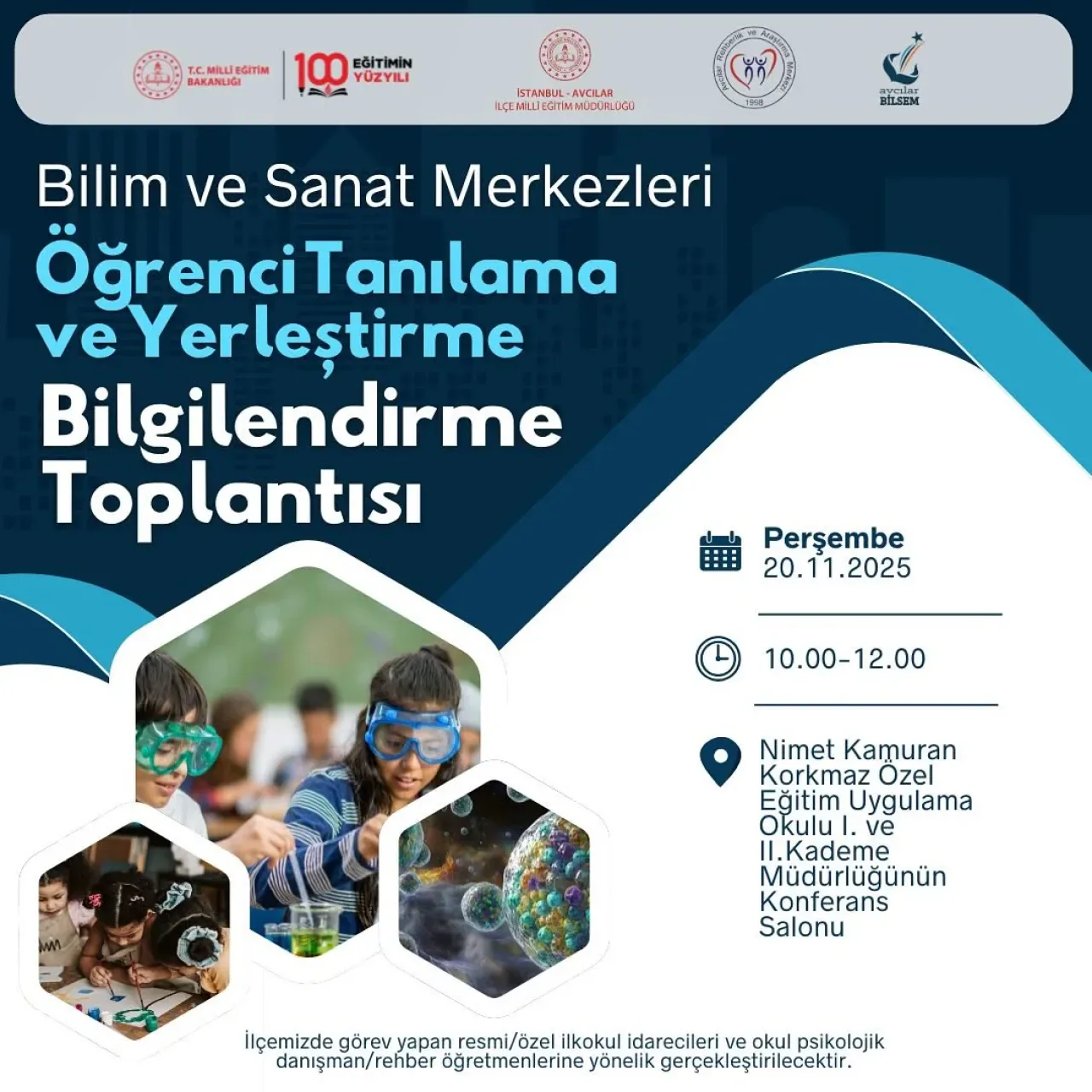 Avcılar'da BİLSEM Öğrenci Tanılama ve Yerleştirme Süreci İçin Önemli Toplantı Avcılar'da BİLSEM Öğrenci Tanılama ve Yerleştirme Süreci İçin Önemli Toplantı