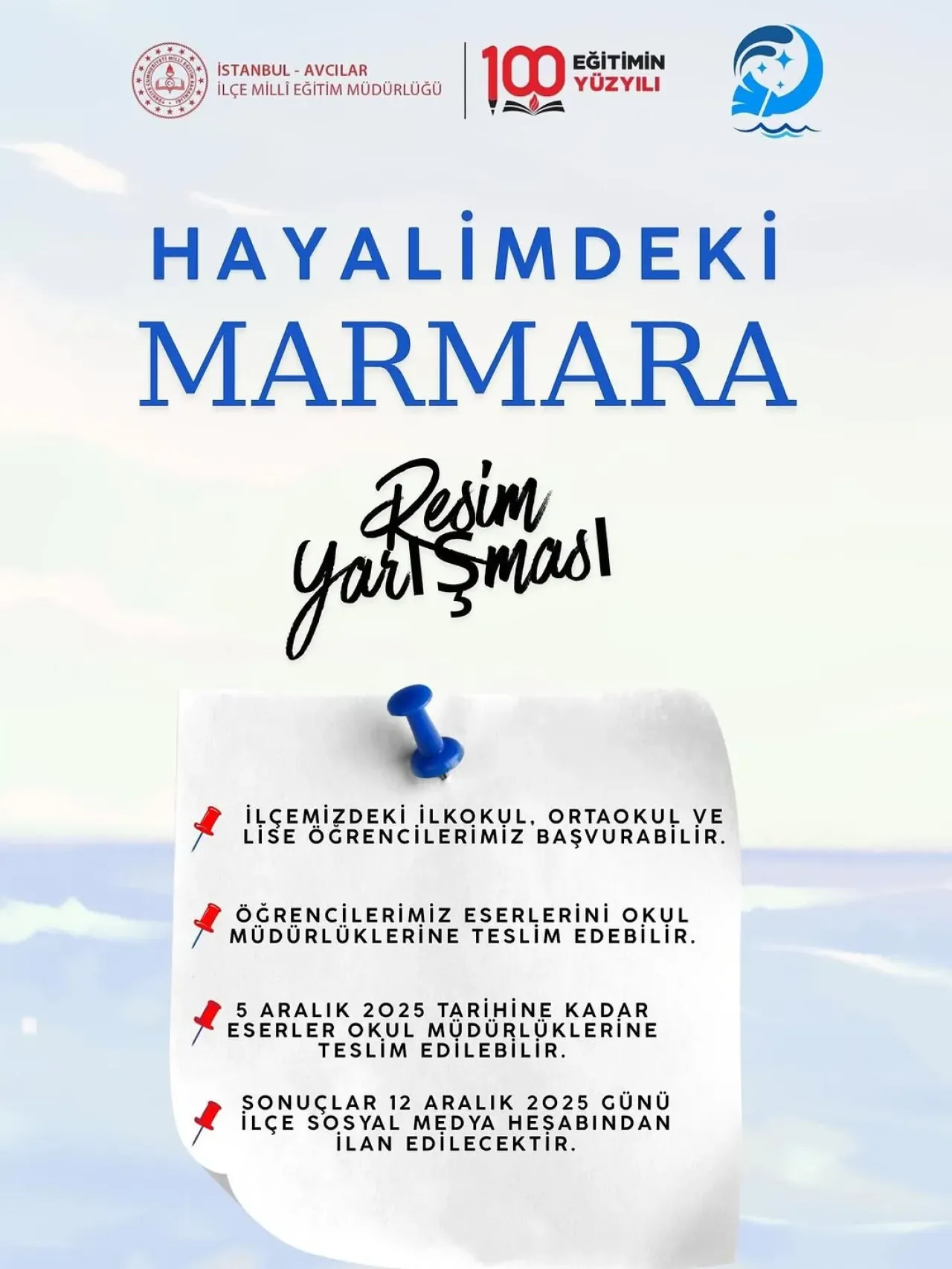 Hayalimdeki Marmara Resim Yarışması Öğrencileri Bekliyor Hayalimdeki Marmara Resim Yarışması Öğrencileri Bekliyor
