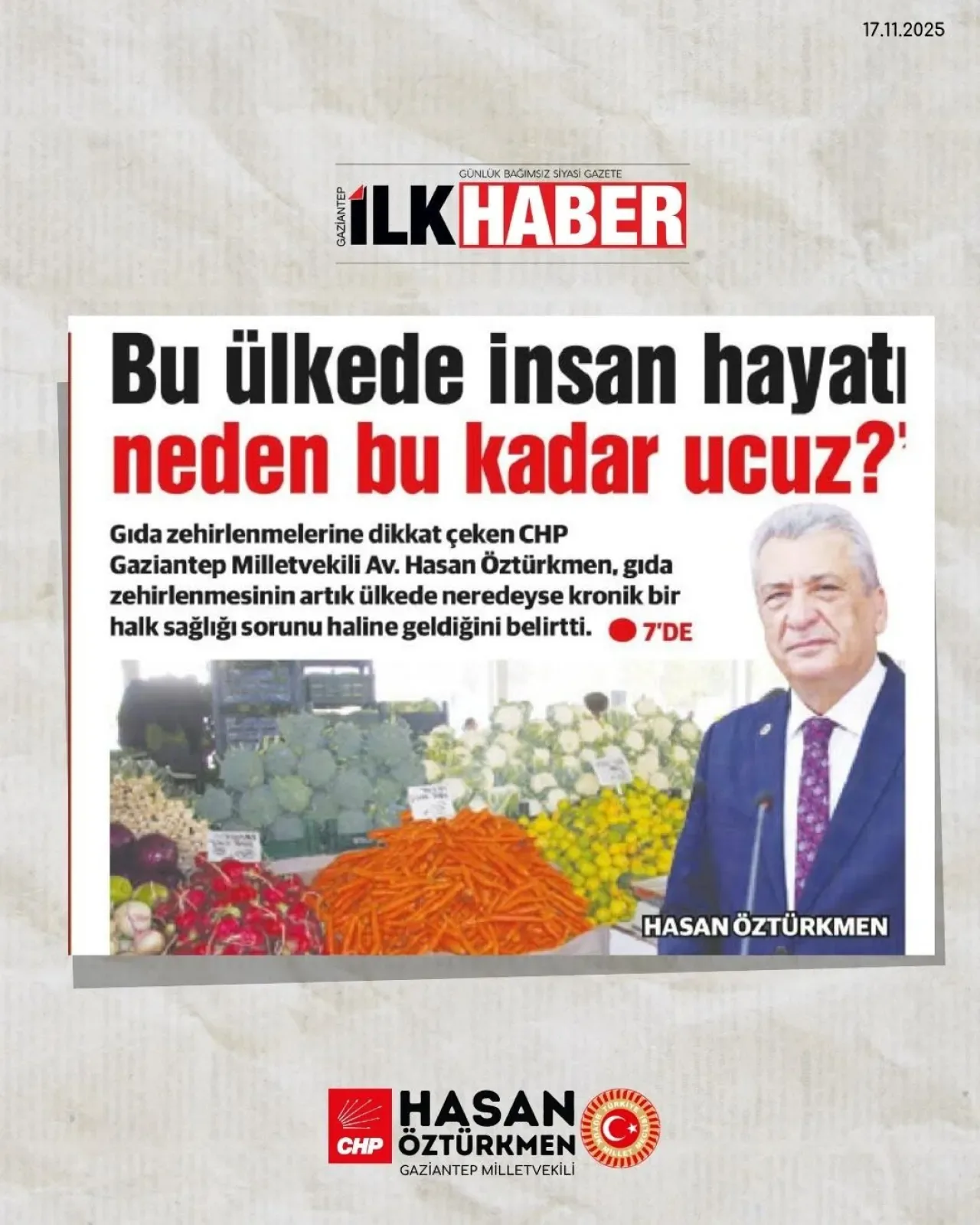 Hasan Öztürkmen'den Sert Sorumu: Bu Ülkede İnsan Hayatı Neden Bu Kadar Ucuz? Hasan Öztürkmen'den Sert Sorumu: Bu Ülkede İnsan Hayatı Neden Bu Kadar Ucuz?