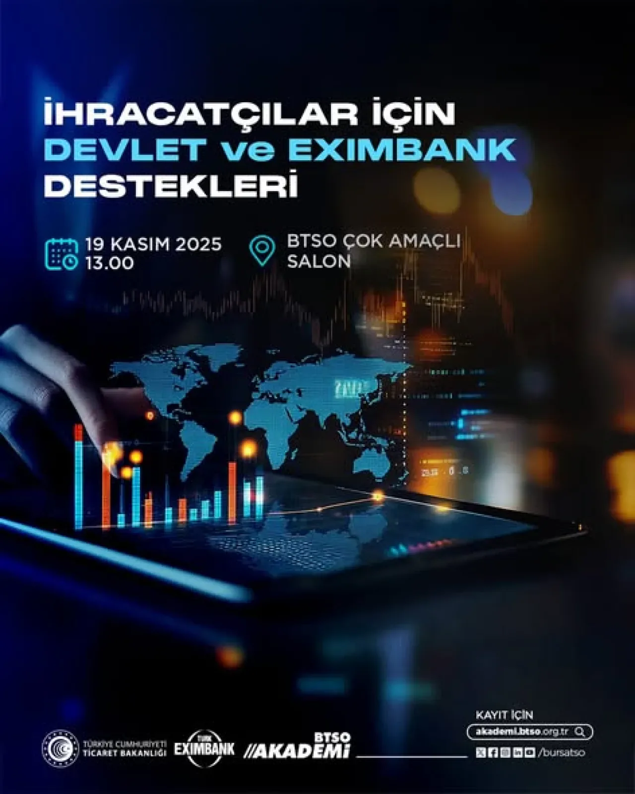 Orhangazi'de İhracatçılar İçin Devlet ve Eximbank Destekleri Semineri Orhangazi'de İhracatçılar İçin Devlet ve Eximbank Destekleri Semineri