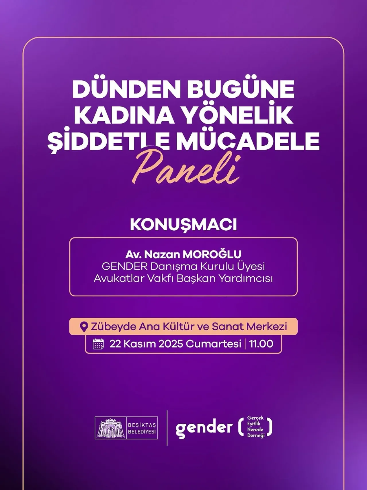 Beşiktaş'ta Kadına Yönelik Şiddetle Mücadele Paneli Düzenleniyor Beşiktaş'ta Kadına Yönelik Şiddetle Mücadele Paneli Düzenleniyor