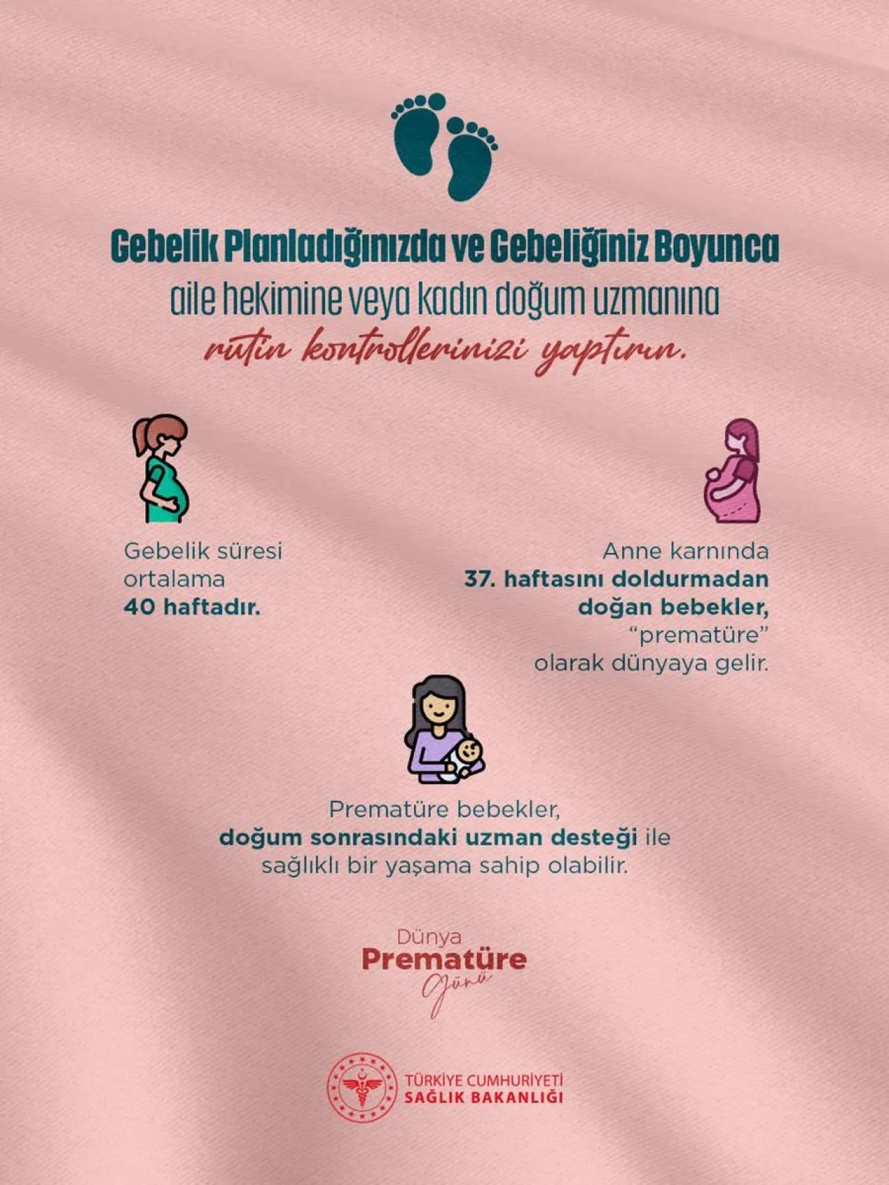 Gebelikte Rutin Kontroller ve Dünya Prematüre Günü'nün Önemi Gebelikte Rutin Kontroller ve Dünya Prematüre Günü'nün Önemi