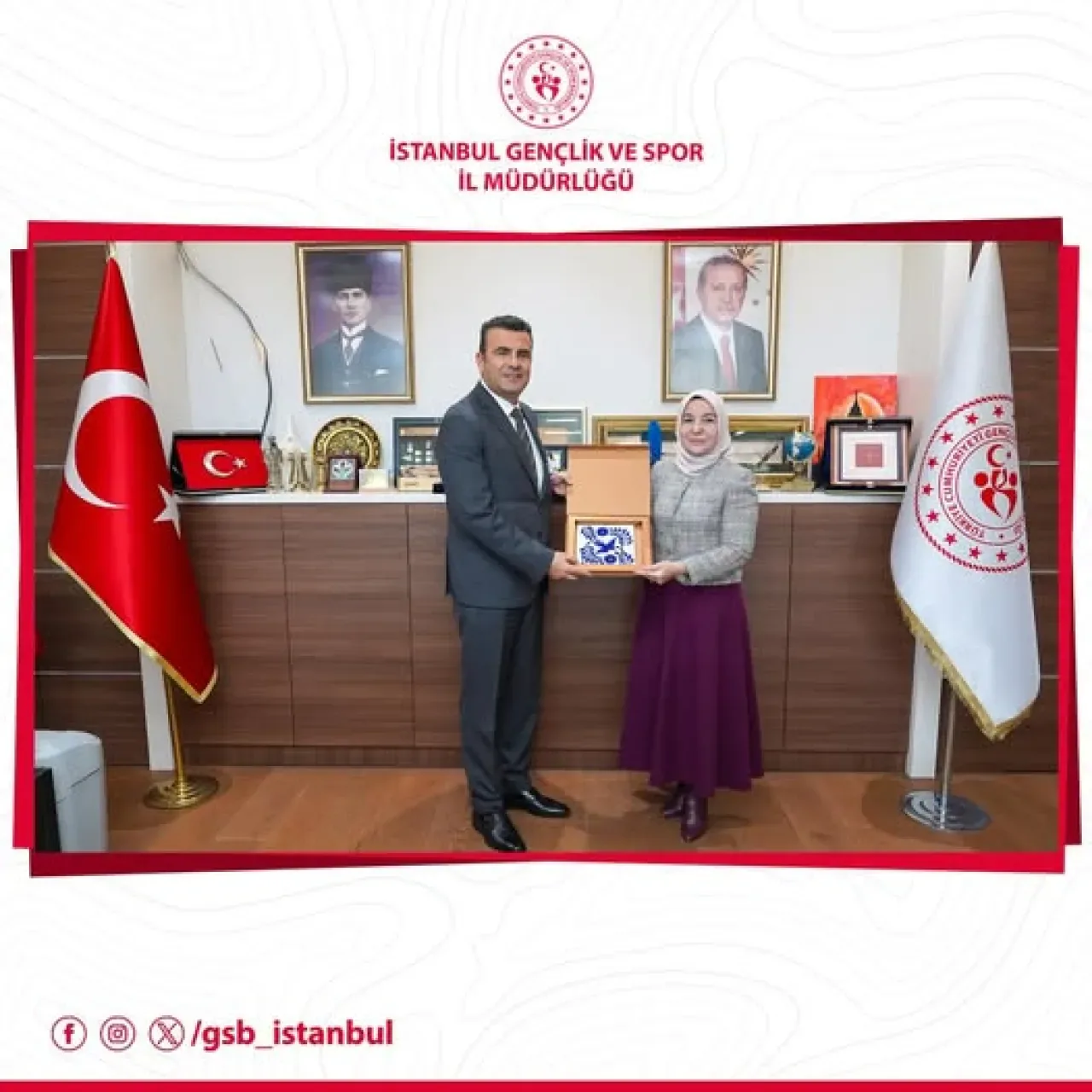 Darülaceze Başkanı Elmas Esra Ceceli, İstanbul Gençlik ve Spor İl Müdürlüğü'nü Ziyaret Etti Darülaceze Başkanı Elmas Esra Ceceli, İstanbul Gençlik ve Spor İl Müdürlüğü'nü Ziyaret Etti