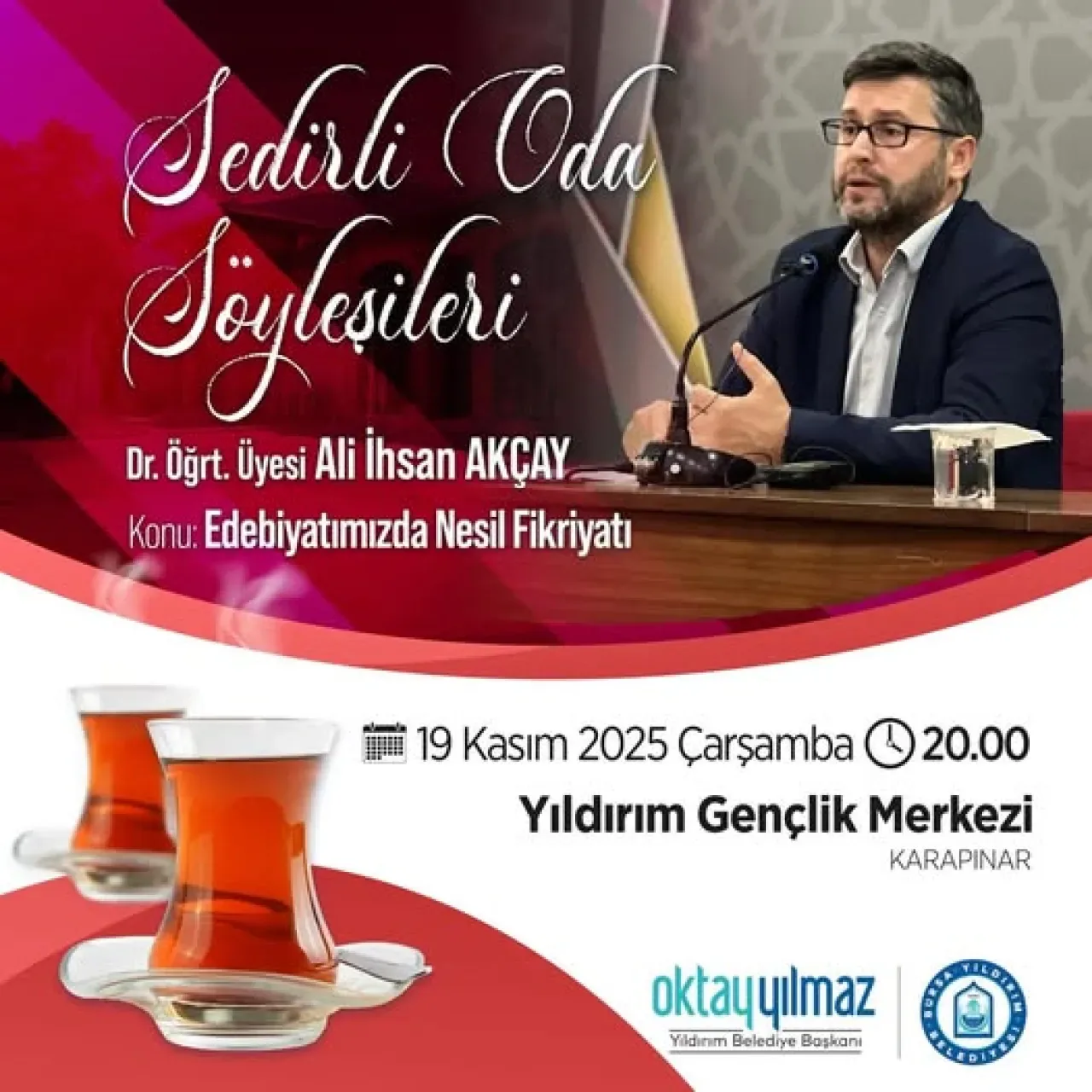 Yıldırım Gençlik Merkezi'nde Ailelere Yönelik Özel Söyleşi Yıldırım Gençlik Merkezi'nde Ailelere Yönelik Özel Söyleşi
