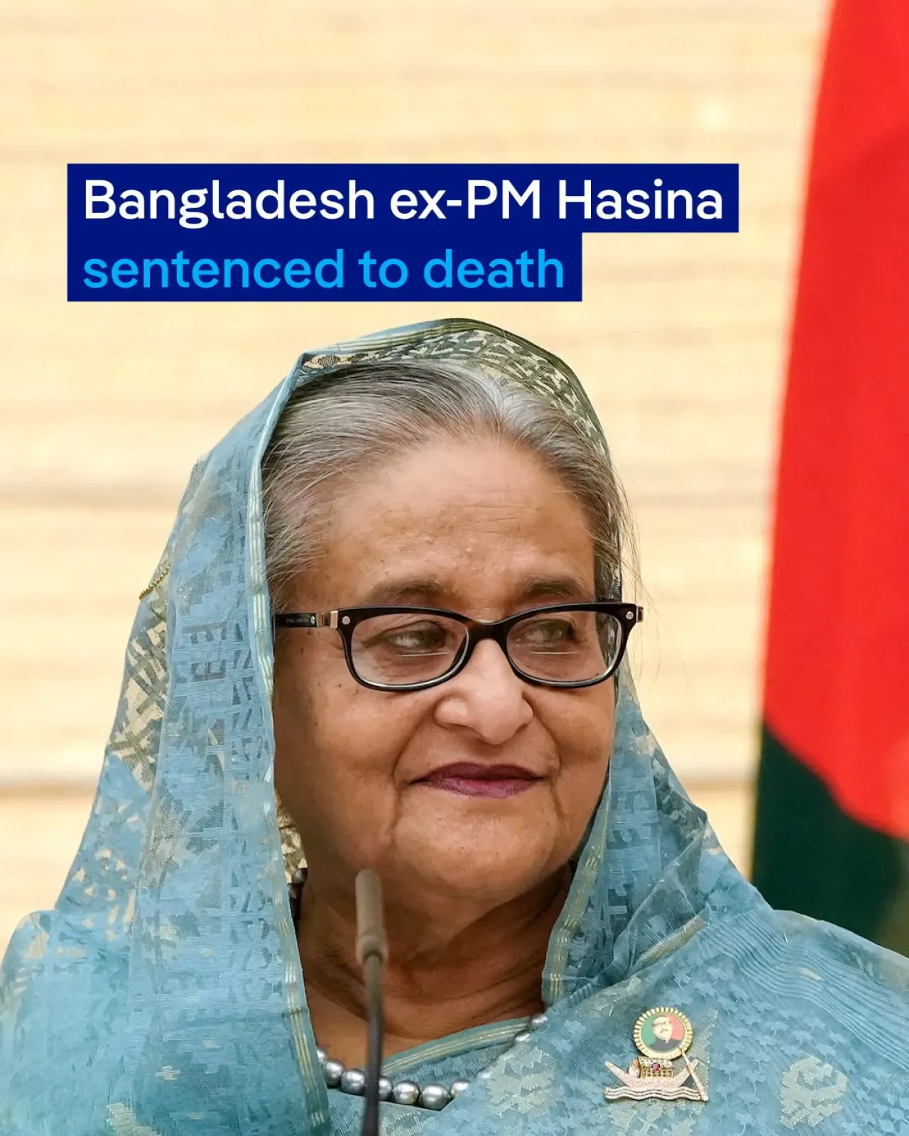 Eski Bangladeş Başbakanı Şeyh Hasina'ya İnsanlığa Karşı Suçlardan Dolayı İdam Cezası Eski Bangladeş Başbakanı Şeyh Hasina'ya İnsanlığa Karşı Suçlardan Dolayı İdam Cezası
