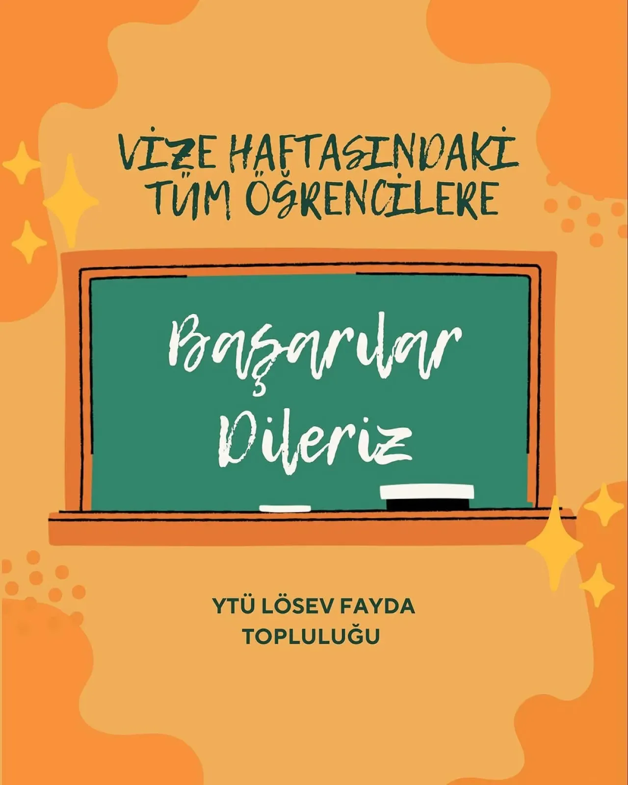 YTÜ Öğrencileri Vize Haftasında Başarılar Diledi YTÜ Öğrencileri Vize Haftasında Başarılar Diledi