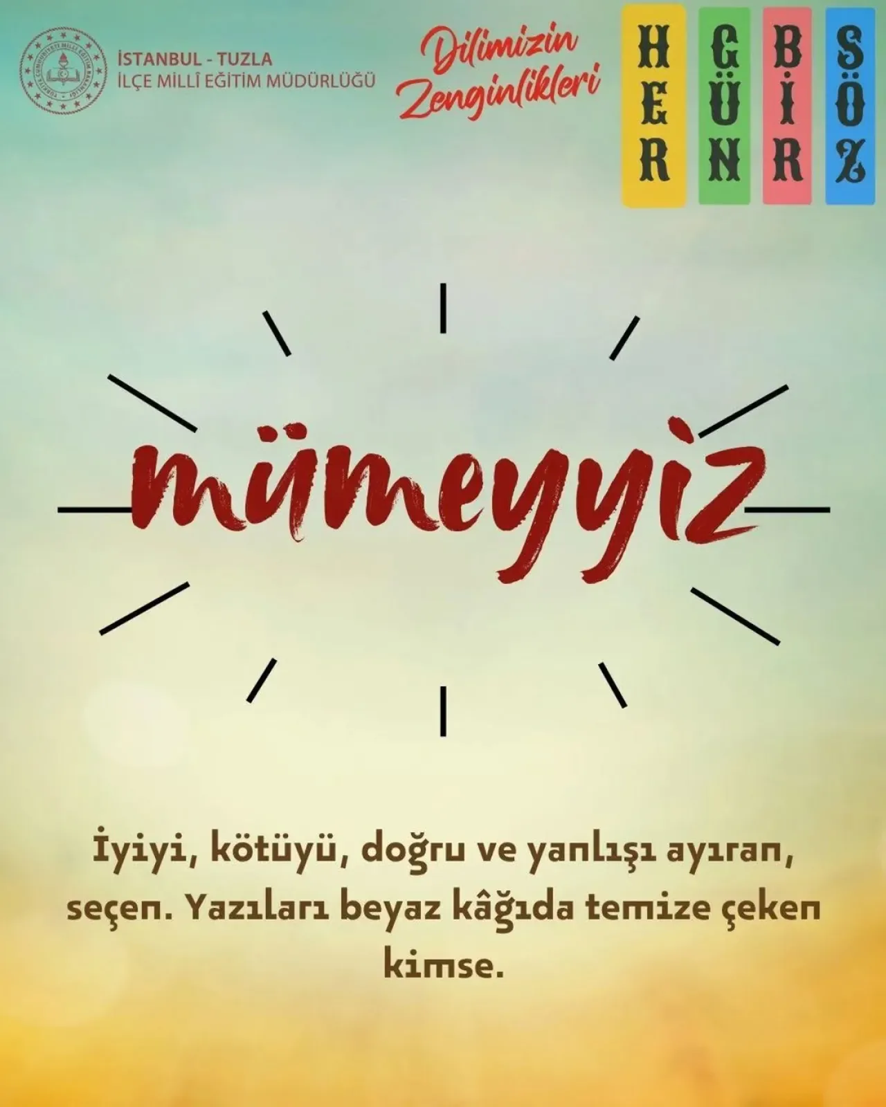 İstanbul Tuzla'da Öğrenciler İçin "Her Güne Bir Kelime" Projesi Başlatıldı İstanbul Tuzla'da Öğrenciler İçin "Her Güne Bir Kelime" Projesi Başlatıldı