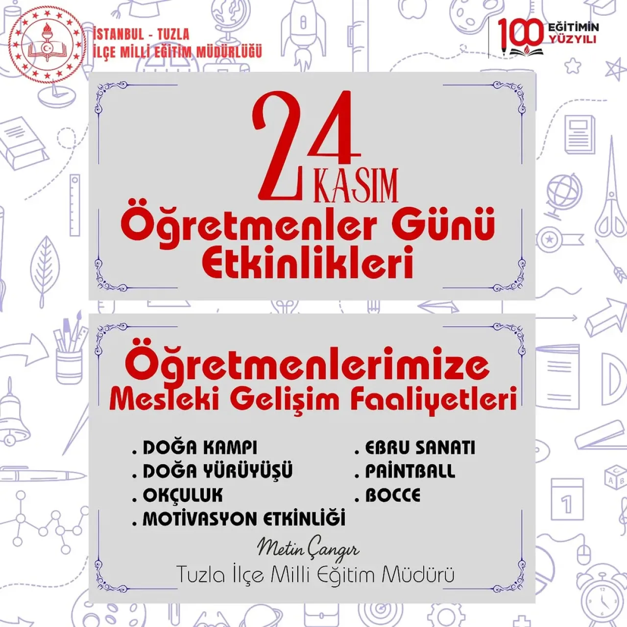 Tuzla'da Öğretmenler Günü Unutulmaz Bir Etkinlikle Kutlandı Tuzla'da Öğretmenler Günü Unutulmaz Bir Etkinlikle Kutlandı
