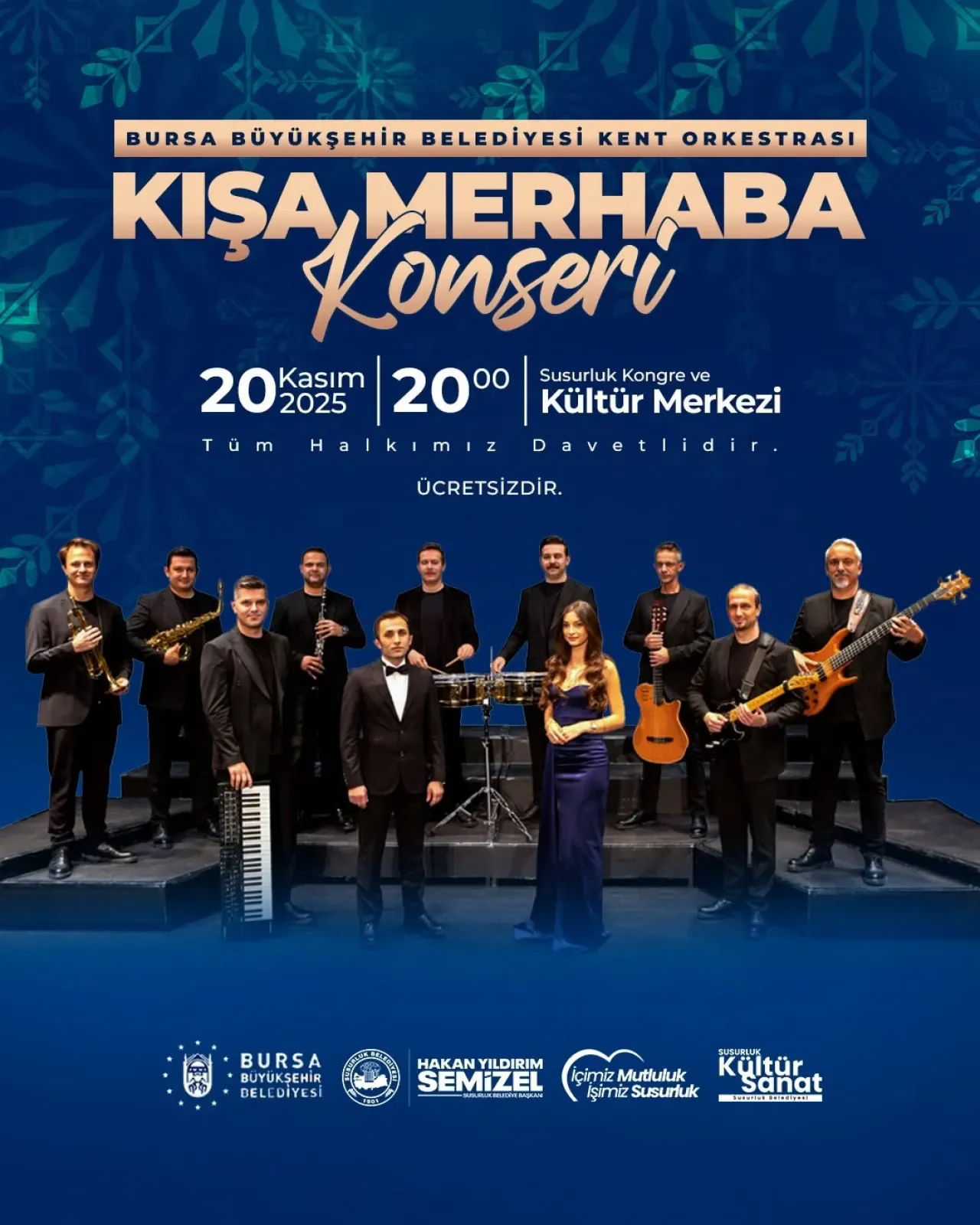 Bursa Büyükşehir Belediyesi Kent Orkestrası Susurluk'ta "Kışa Merhaba Konseri" Verecek Bursa Büyükşehir Belediyesi Kent Orkestrası Susurluk'ta "Kışa Merhaba Konseri" Verecek