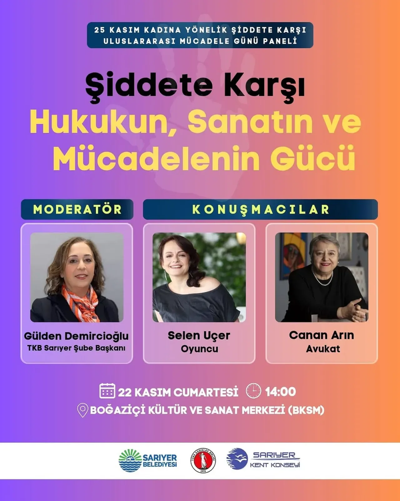Sarıyer'de Kadına Yönelik Şiddetle Mücadele İçin Önemli Panel Sarıyer'de Kadına Yönelik Şiddetle Mücadele İçin Önemli Panel