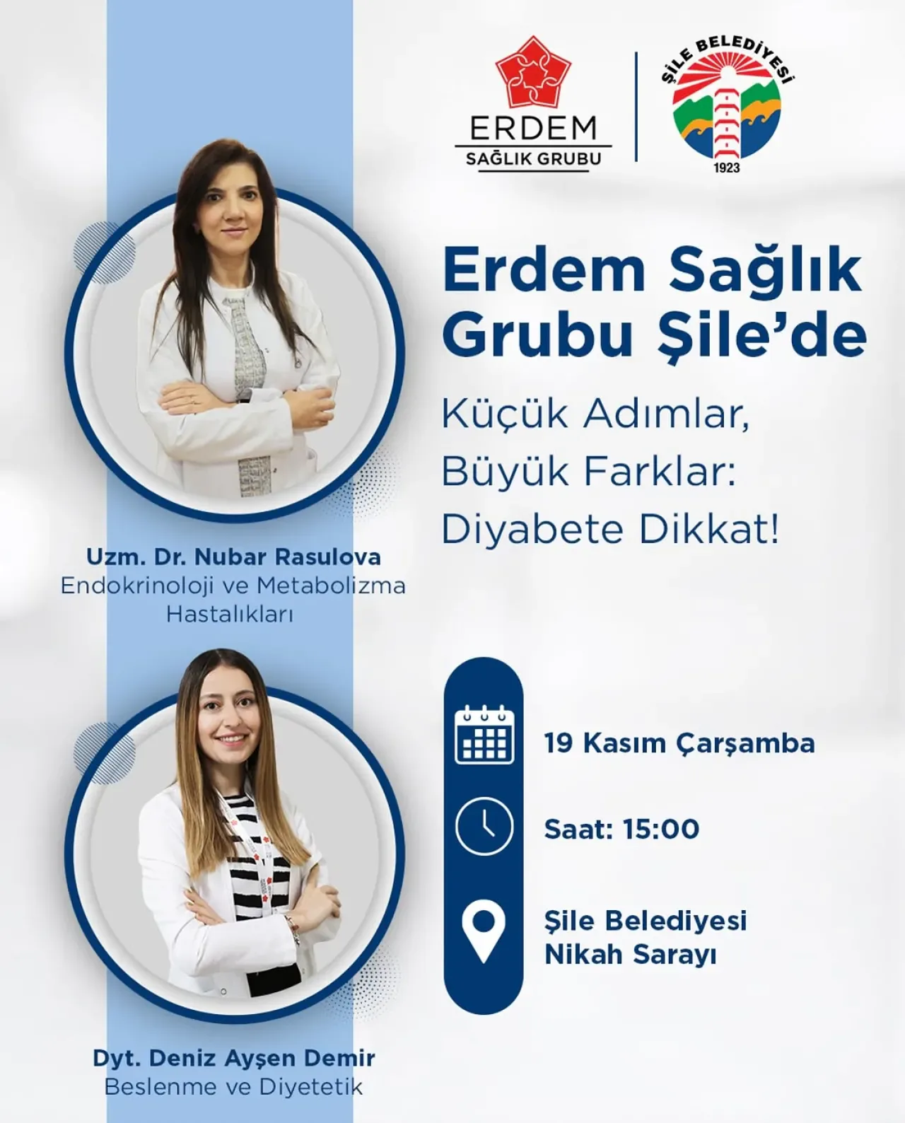 Şile'de Diyabet Semineri: Erken Tanı ve Sağlıklı Yaşam Vurgusu Şile'de Diyabet Semineri: Erken Tanı ve Sağlıklı Yaşam Vurgusu
