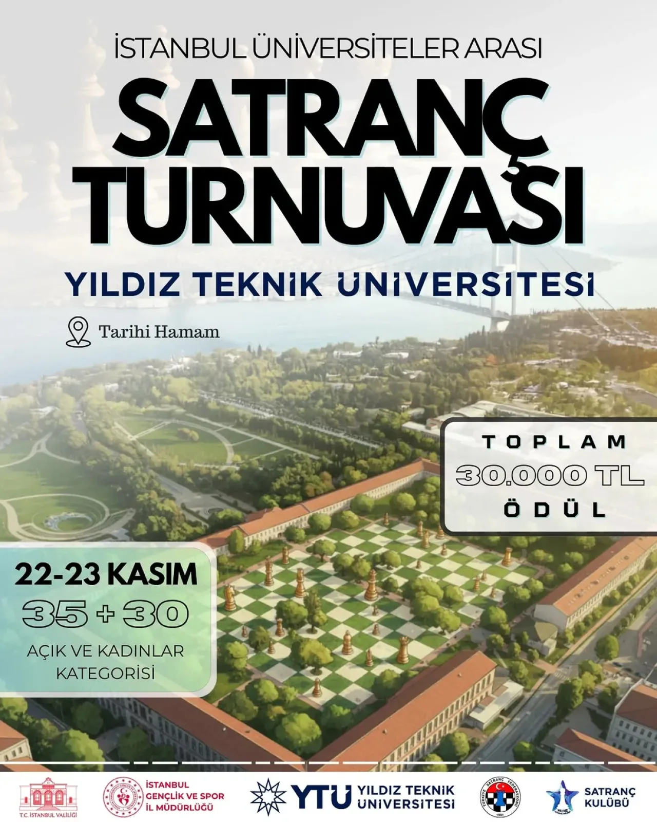 İstanbul Üniversiteler Arası Satranç Turnuvası Yıldız Teknik Üniversitesi'nde Düzenleniyor İstanbul Üniversiteler Arası Satranç Turnuvası Yıldız Teknik Üniversitesi'nde Düzenleniyor