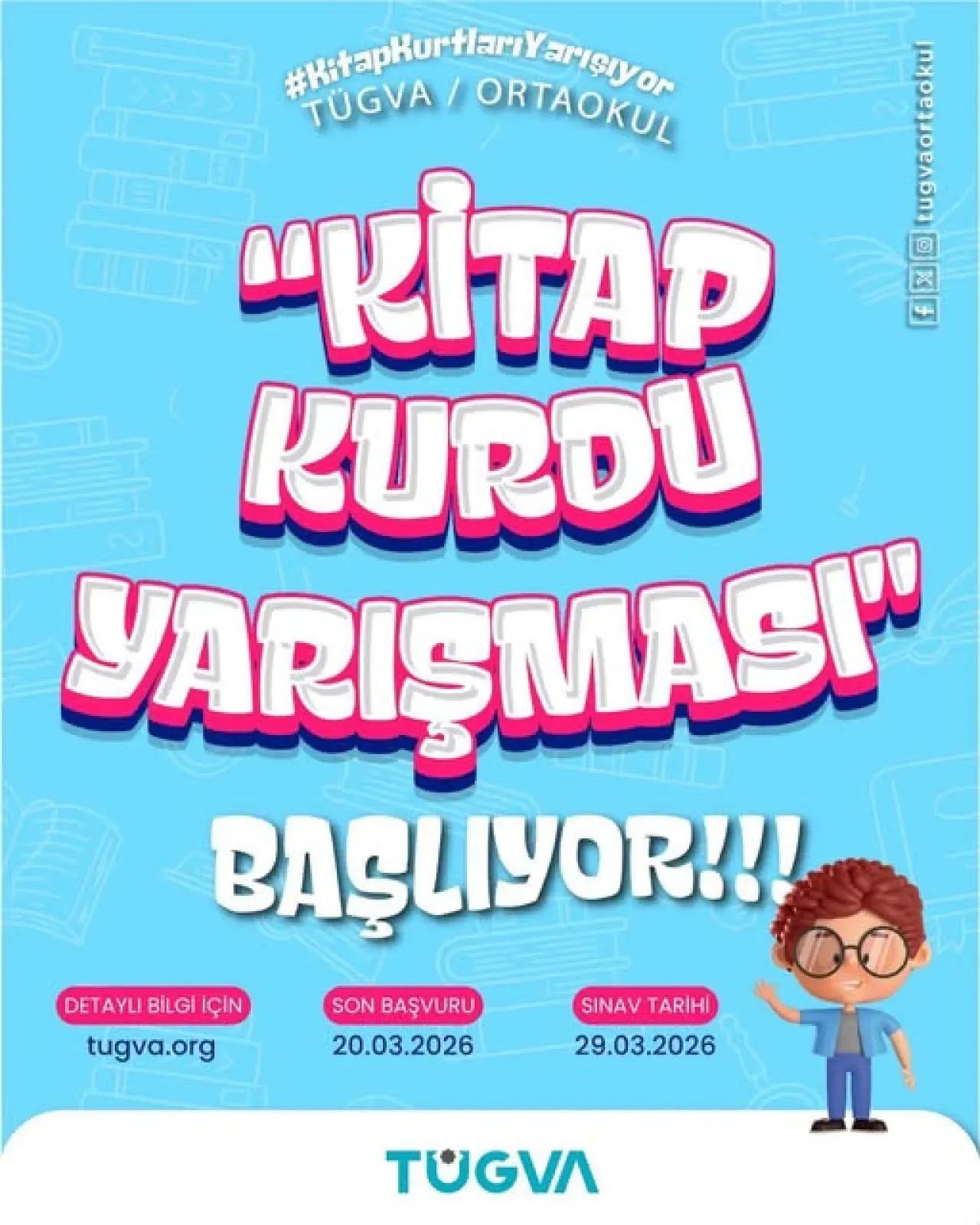 TÜGVA'dan Kitap Okuma Yarışması: Kitap Kurdu Gençliğe Büyük İlgi TÜGVA'dan Kitap Okuma Yarışması: Kitap Kurdu Gençliğe Büyük İlgi