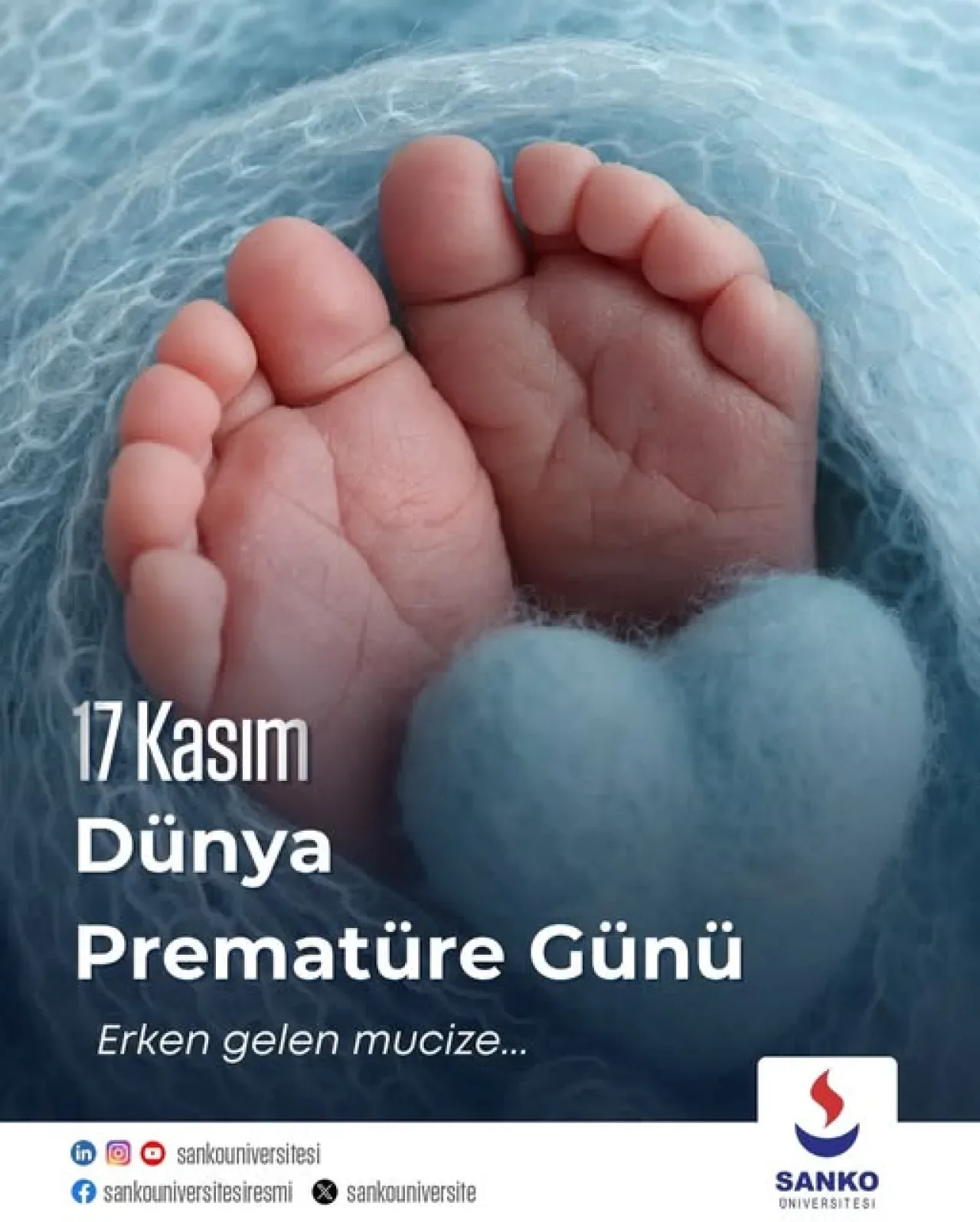 Sanko Üniversitesi, Dünya Prematüre Günü'nde Minik Kahramanlara Dikkat Çekti Sanko Üniversitesi, Dünya Prematüre Günü'nde Minik Kahramanlara Dikkat Çekti
