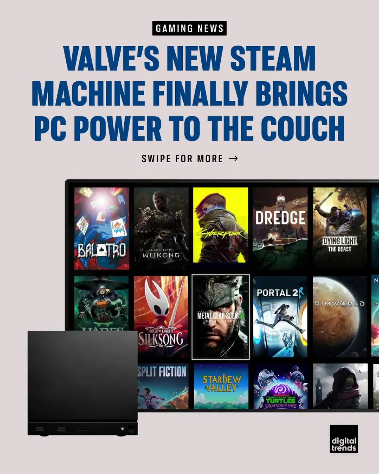 Valve'dan Steam Deck'ten 6 Kat Daha Güçlü Yeni Steam Machine Valve'dan Steam Deck'ten 6 Kat Daha Güçlü Yeni Steam Machine