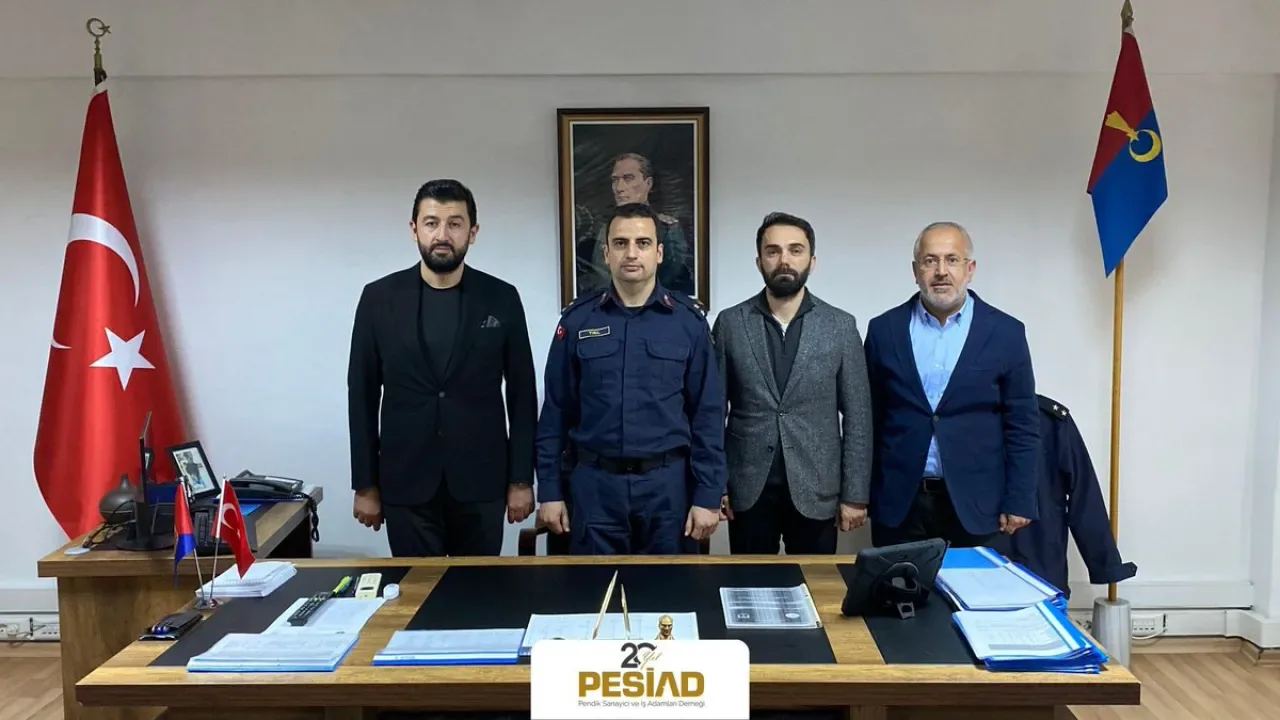PESİAD, Pendik İlçe Jandarma Komutanı'nı Ziyaret Etti PESİAD, Pendik İlçe Jandarma Komutanı'nı Ziyaret Etti