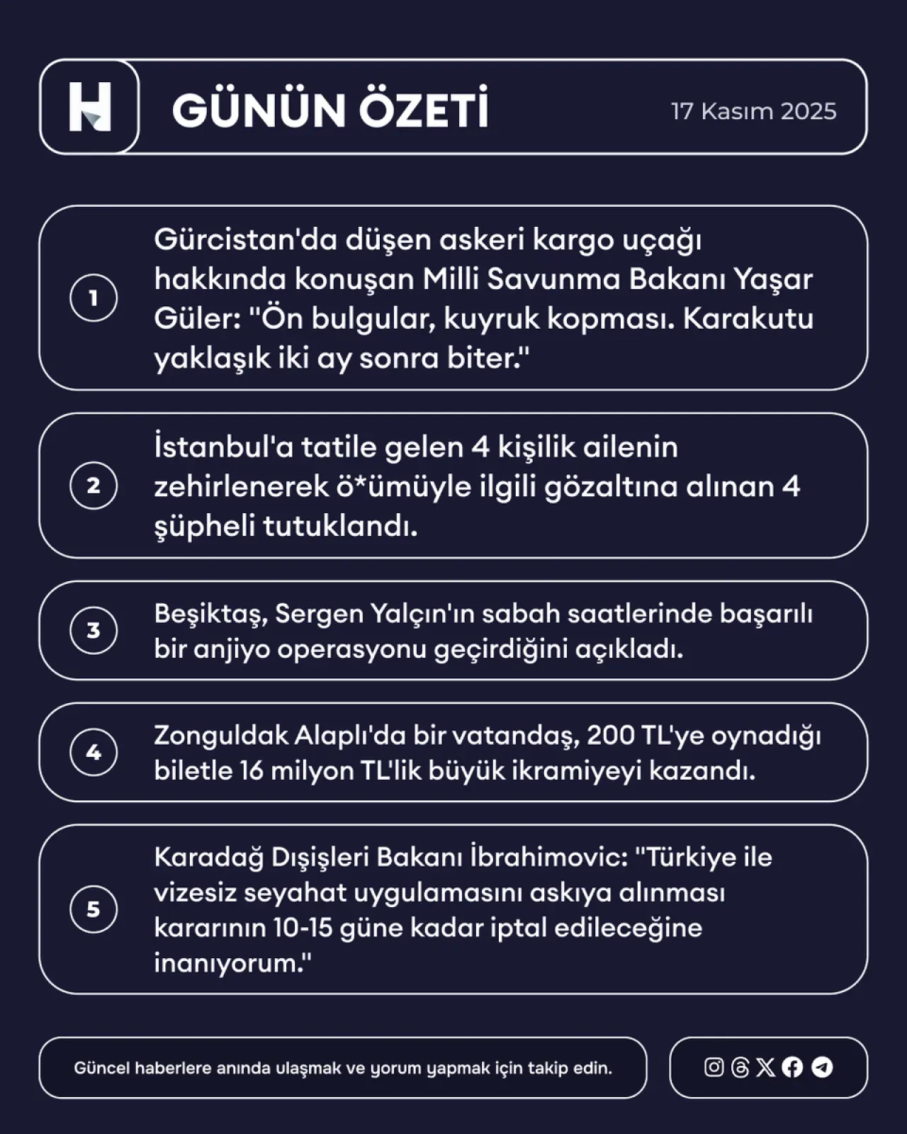 Türkiye'de Bugünün Gündemi: 17 Kasım 2025 Önemli Gelişmeler Türkiye'de Bugünün Gündemi: 17 Kasım 2025 Önemli Gelişmeler