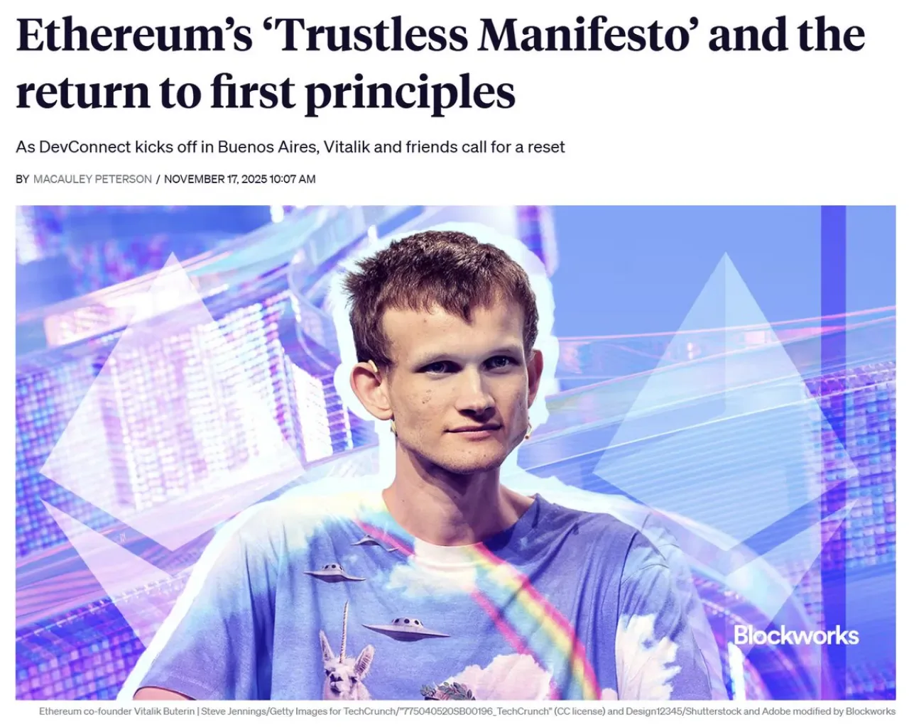 Vitalik Buterin'den "Güvensizlik Manifestosu": Yazılımcılara Çağrı Vitalik Buterin'den "Güvensizlik Manifestosu": Yazılımcılara Çağrı