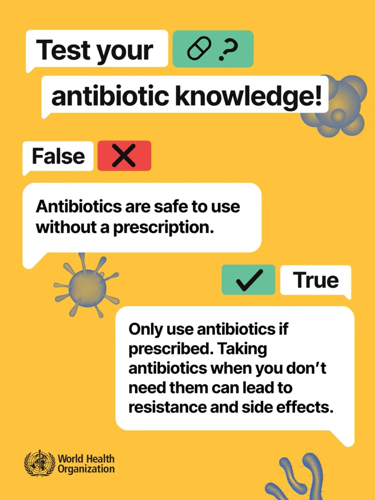 Antibiyotik Direnci ile Mücadele İçin Küresel Farkındalık Haftası Antibiyotik Direnci ile Mücadele İçin Küresel Farkındalık Haftası