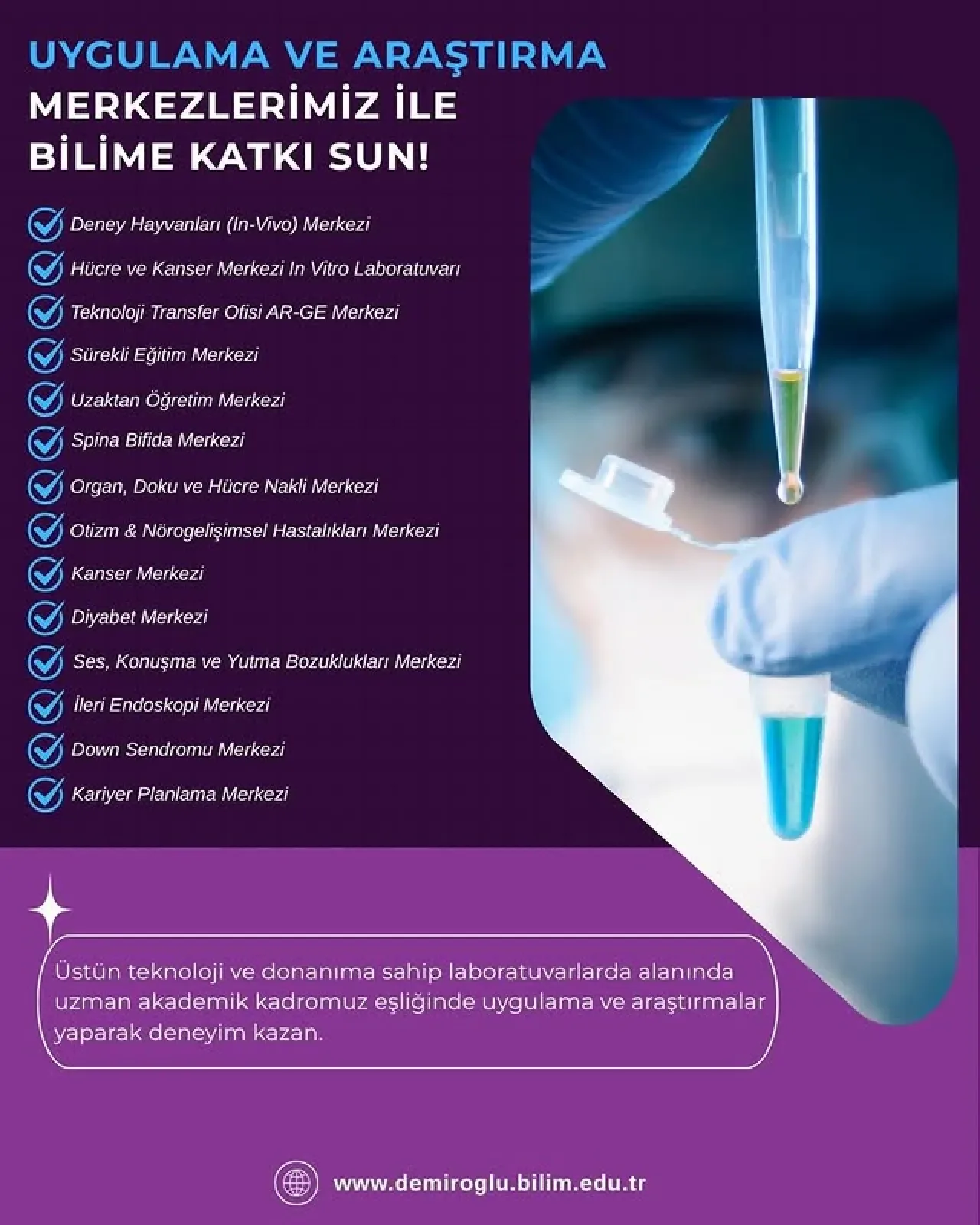 Demiroğlu Bilim Üniversitesi'nde Öğrenciler için Üstün Teknolojili Araştırma İmkanı Demiroğlu Bilim Üniversitesi'nde Öğrenciler için Üstün Teknolojili Araştırma İmkanı