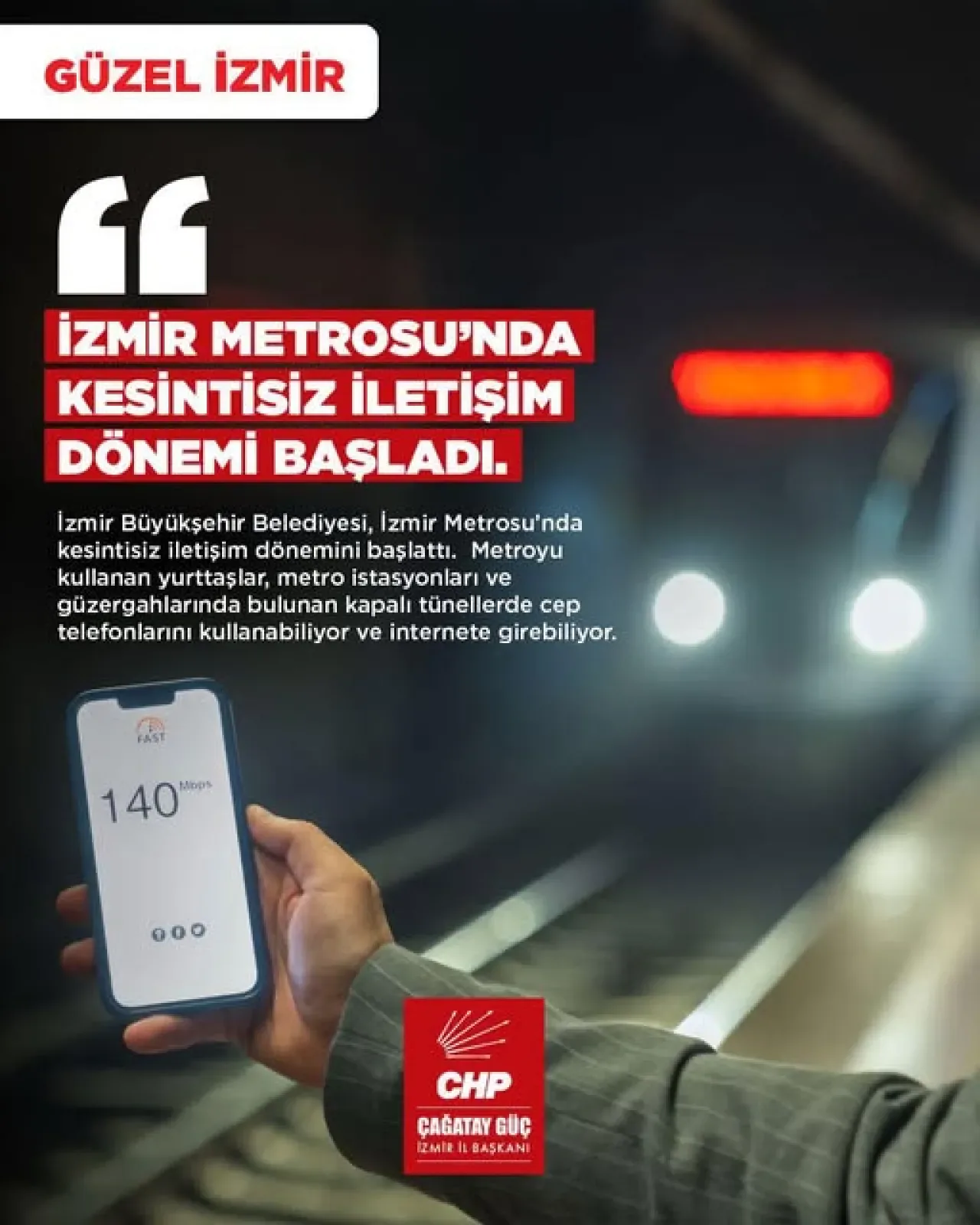 İzmir Metrosu'nda Kesintisiz İletişim Dönemi İzmir Metrosu'nda Kesintisiz İletişim Dönemi