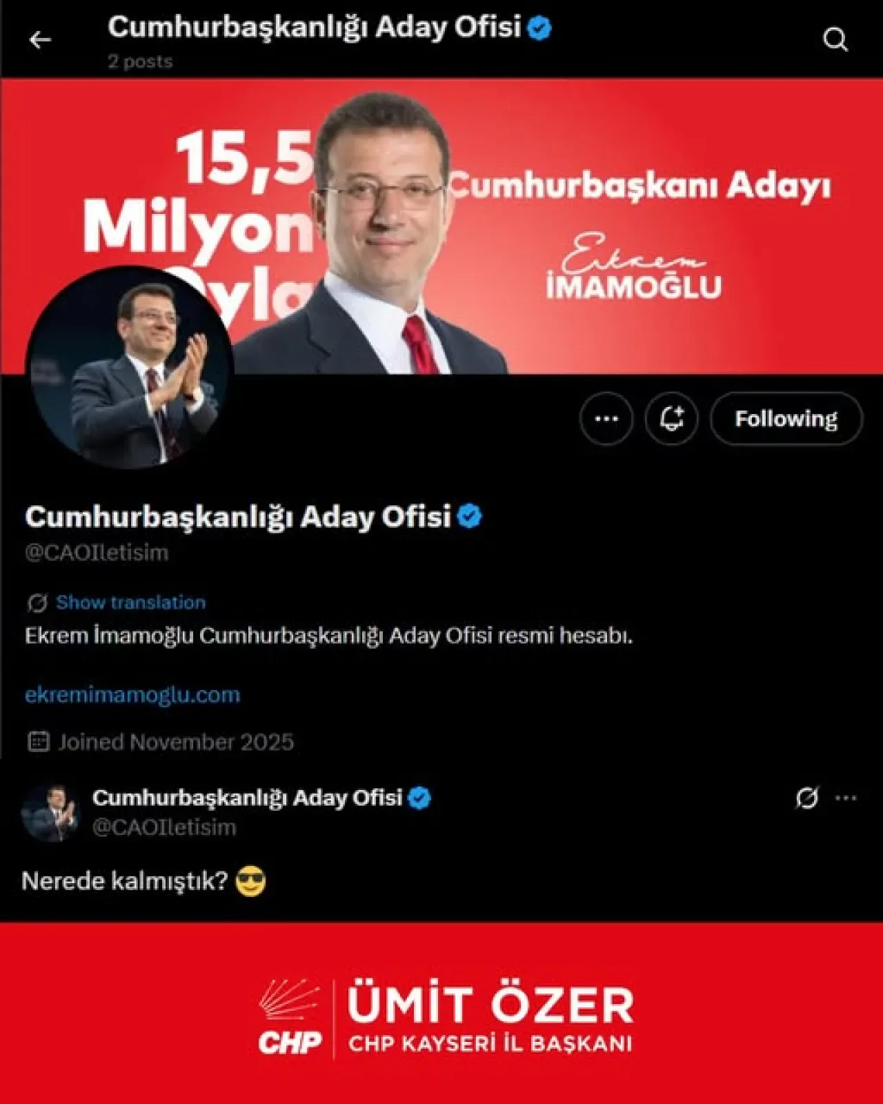 İmamoğlu'nun Sosyal Medya Varlığı Muhalefi Tedirgin Ediyor İmamoğlu'nun Sosyal Medya Varlığı Muhalefi Tedirgin Ediyor