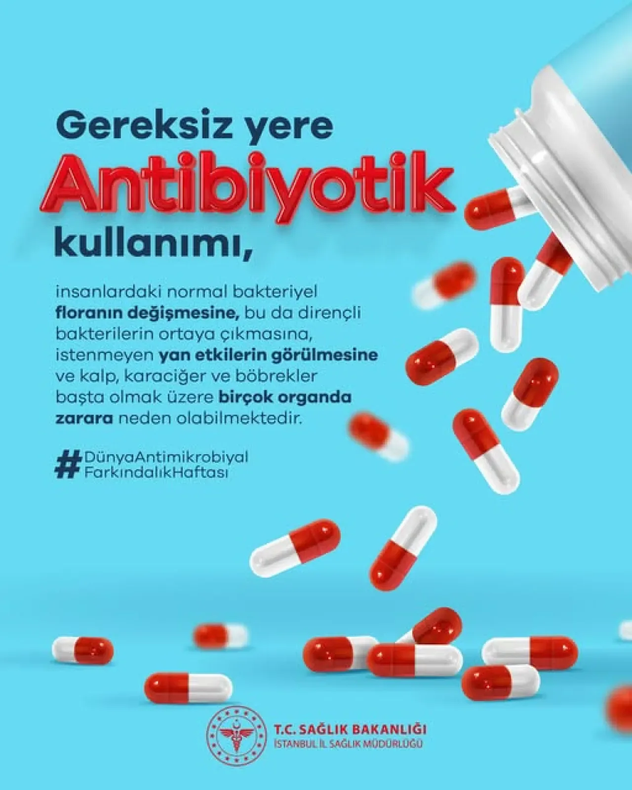 İstanbul'da Gereksiz Antibiyotik Kullanımına Karşı Uyarı İstanbul'da Gereksiz Antibiyotik Kullanımına Karşı Uyarı