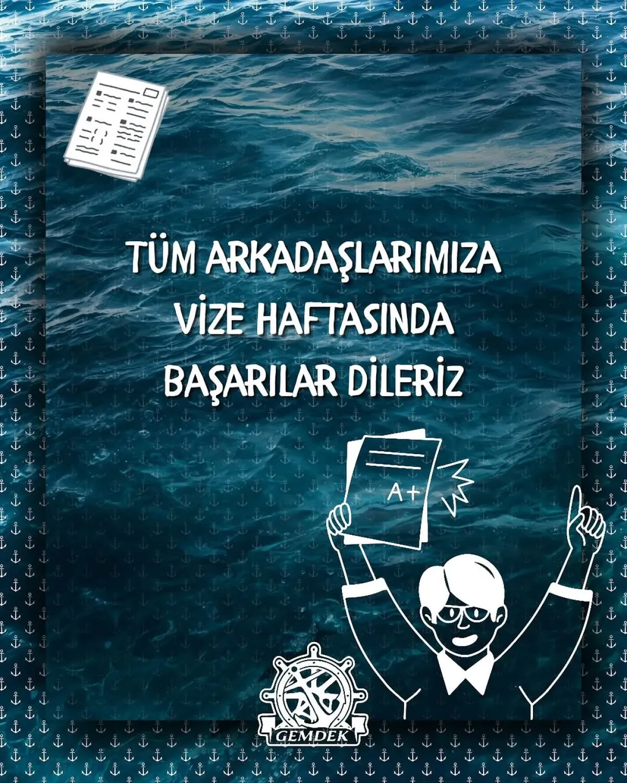 Yıldız Teknik Üniversitesi'nden Vize Haftası Mesajı Yıldız Teknik Üniversitesi'nden Vize Haftası Mesajı