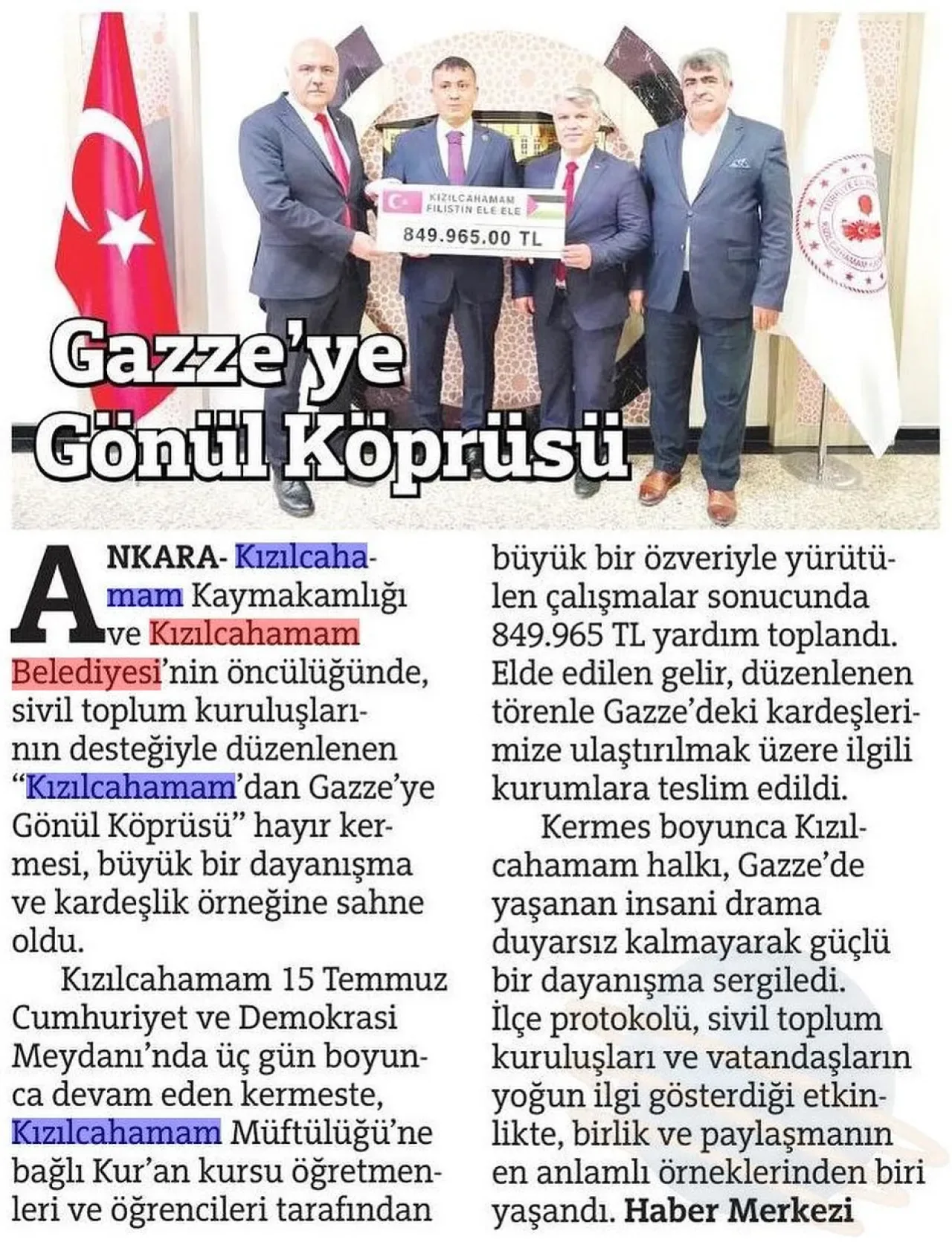 Kızılcahamam Belediyesi 2025 Yılı Çalışmalarıyla Gündemde Kızılcahamam Belediyesi 2025 Yılı Çalışmalarıyla Gündemde