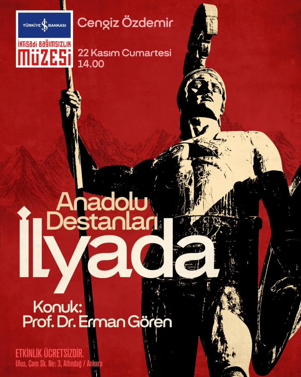 İş Sanat, İlyada Destanı'nı Ankara'da Tiyatroyla Anlatıyor İş Sanat, İlyada Destanı'nı Ankara'da Tiyatroyla Anlatıyor