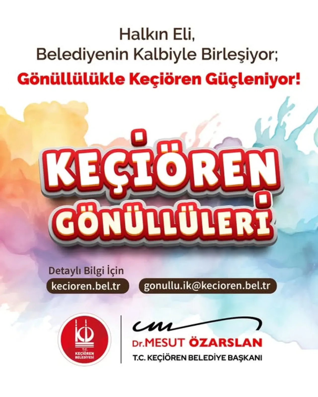 Keçiören'de Gönüllülük Hareketi Başlıyor: İyilik ve Dayanışma İçin Elçi Aranıyor Keçiören'de Gönüllülük Hareketi Başlıyor: İyilik ve Dayanışma İçin Elçi Aranıyor