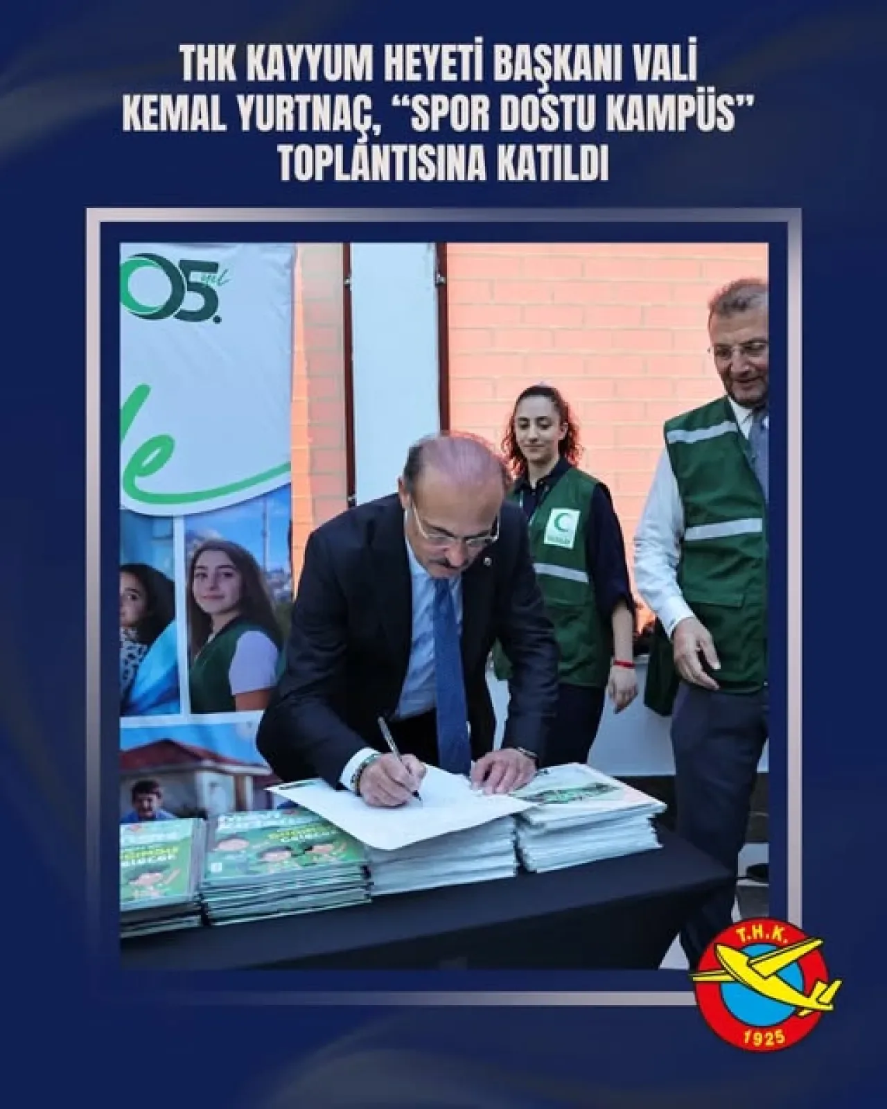 THK'da "Spor Dostu Kampüs" İçin Önemli Toplantı THK'da "Spor Dostu Kampüs" İçin Önemli Toplantı