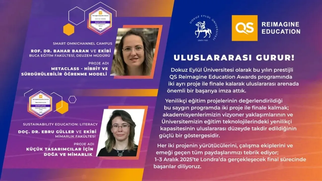 Dokuz Eylül Üniversitesi, Dünya Çapında Eğitim Ödüllerinde Finalde Dokuz Eylül Üniversitesi, Dünya Çapında Eğitim Ödüllerinde Finalde