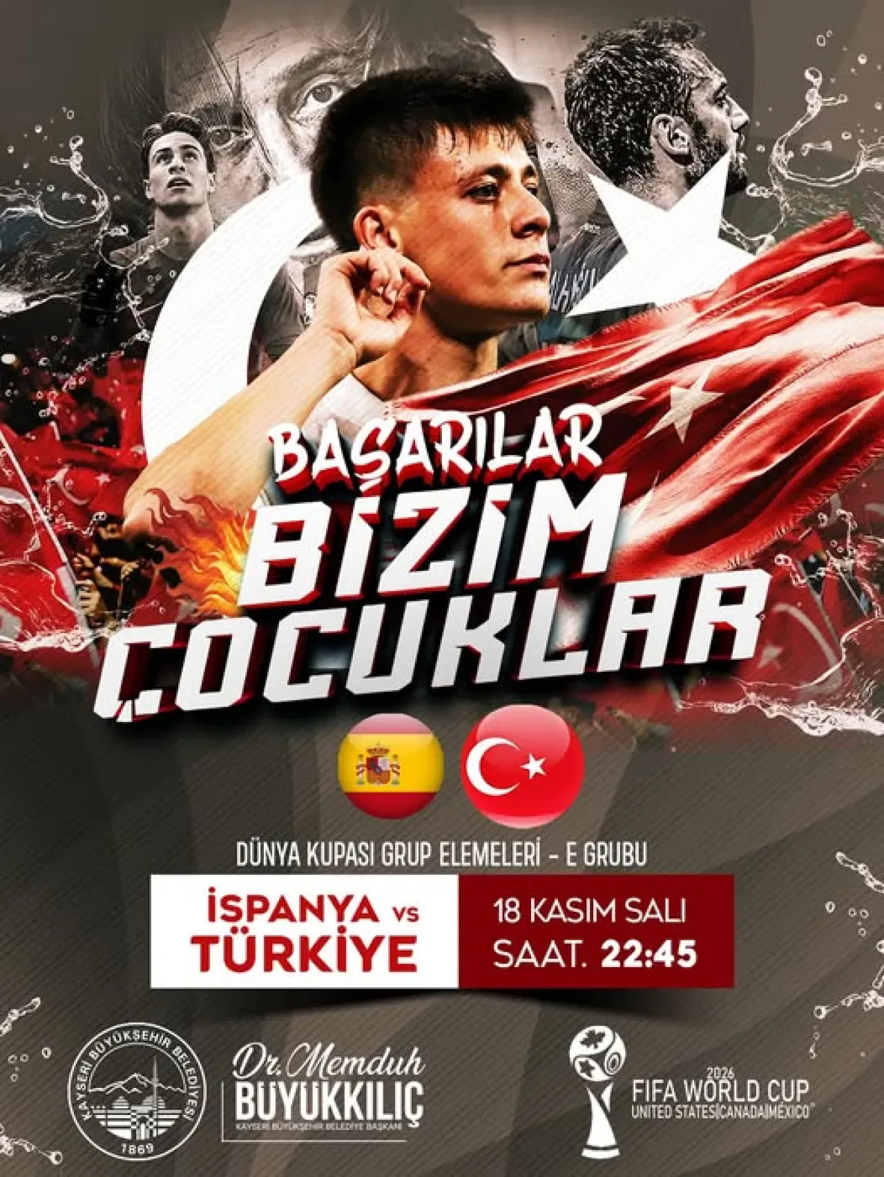 A Milli Takım, İspanya ile 2026 Dünya Kupası Elemelerinde Zorlu Bir Sınav Verecek A Milli Takım, İspanya ile 2026 Dünya Kupası Elemelerinde Zorlu Bir Sınav Verecek