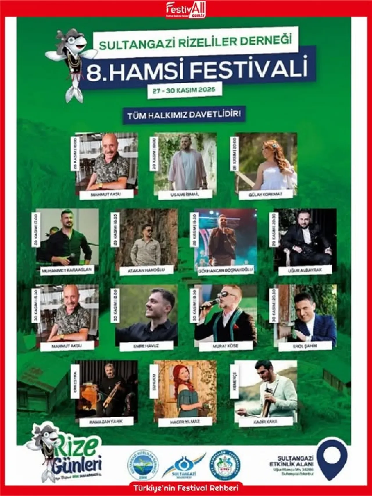 Sultangazi'de 8. Hamsi Festivali Heyecanı: Dört Gün Boyunca Hamsi Şöleni Sultangazi'de 8. Hamsi Festivali Heyecanı: Dört Gün Boyunca Hamsi Şöleni