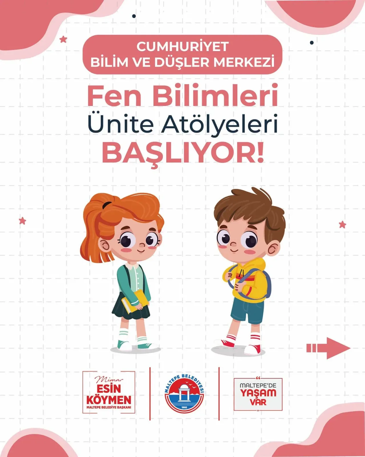 Maltepe'de Çocuklar İçin Ücretsiz Fen Bilimleri Atölyeleri Başlıyor Maltepe'de Çocuklar İçin Ücretsiz Fen Bilimleri Atölyeleri Başlıyor