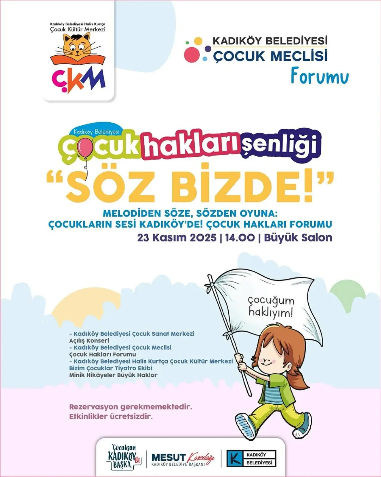 İstanbul Kadıköy'de Çocuk Hakları Şenliği Başlıyor İstanbul Kadıköy'de Çocuk Hakları Şenliği Başlıyor