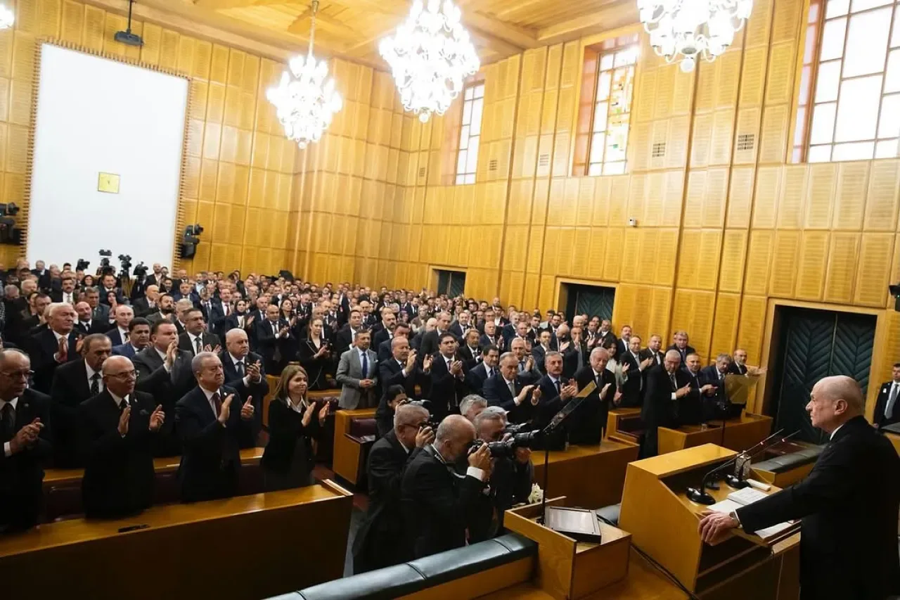MHP Lideri Devlet Bahçeli, TBMM Grup Toplantısına Katıldı MHP Lideri Devlet Bahçeli, TBMM Grup Toplantısına Katıldı
