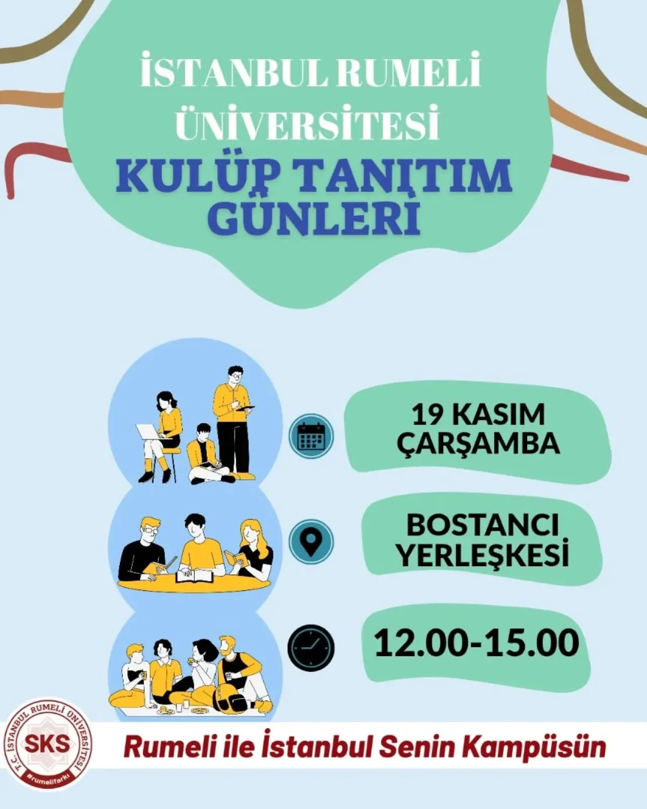 İstanbul Rumeli Üniversitesi'nde Kulüp Tanıtım Günleri Başlıyor İstanbul Rumeli Üniversitesi'nde Kulüp Tanıtım Günleri Başlıyor