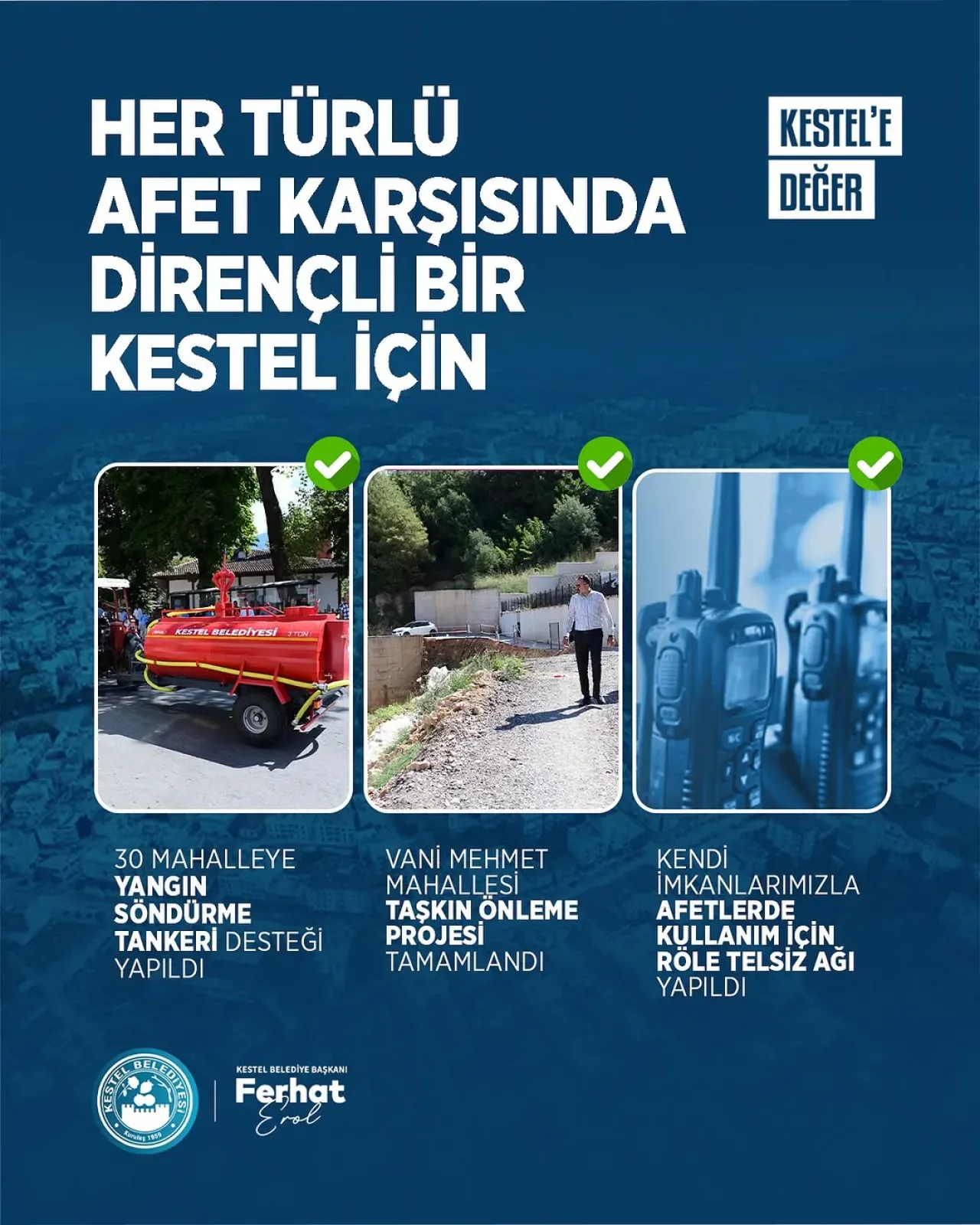 Kestel Belediyesi, Doğal Afetlere Karşı Altyapıyı Güçlendiriyor Kestel Belediyesi, Doğal Afetlere Karşı Altyapıyı Güçlendiriyor