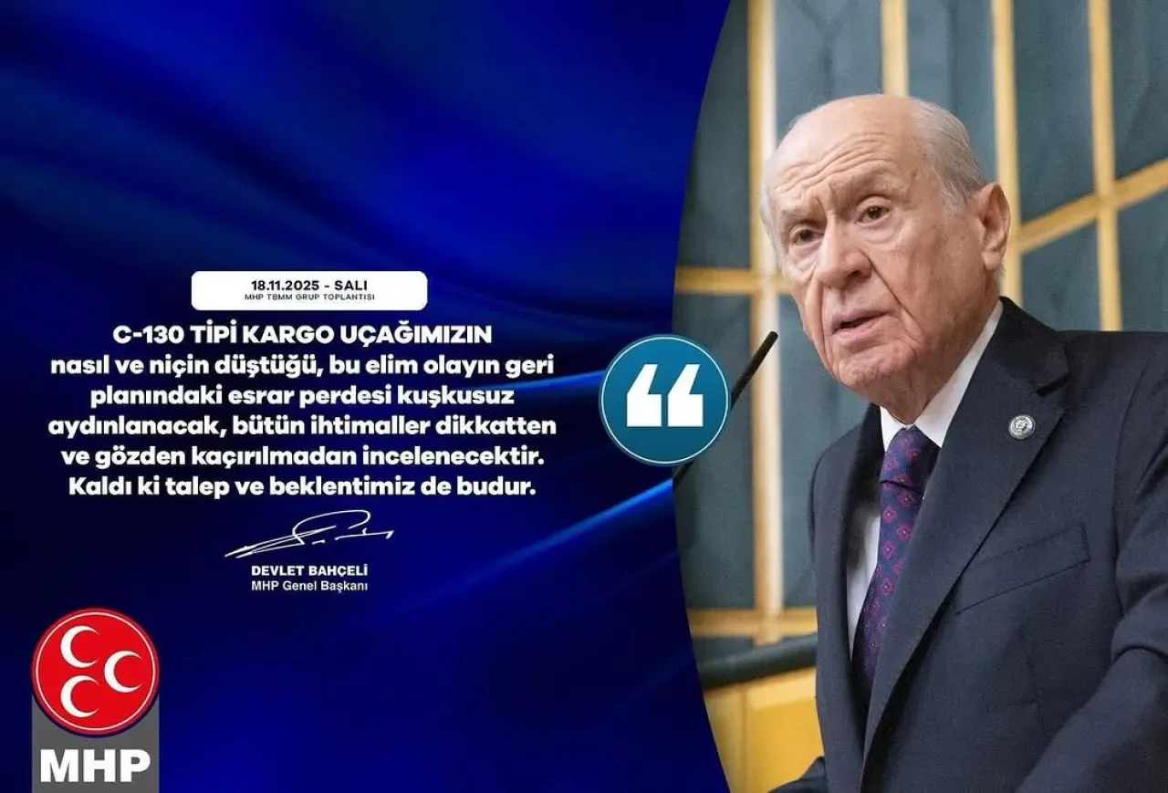 Akyurt MHP İlçe Başkanlığı'ndan C-130 Kazasına İlişkin Açıklama Akyurt MHP İlçe Başkanlığı'ndan C-130 Kazasına İlişkin Açıklama